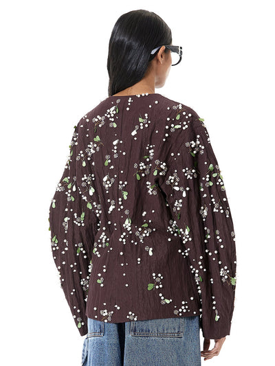 Handcrafted Jasmine Tie-up Jacket