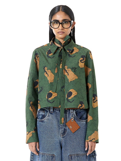 Riverside-Cropped Shirt