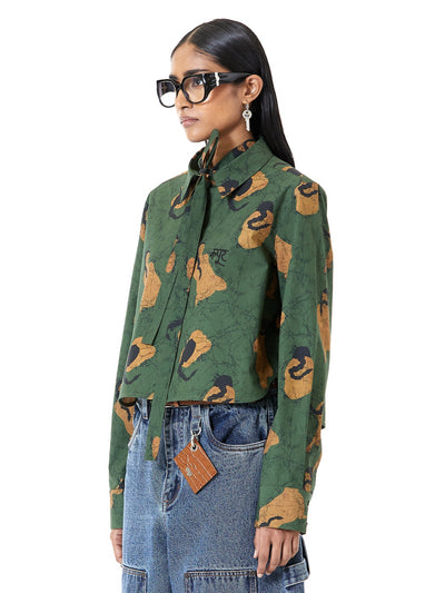 Riverside-Cropped Shirt