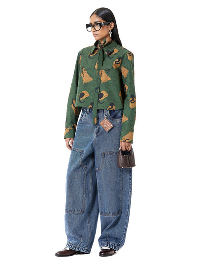 Riverside-Cropped Shirt