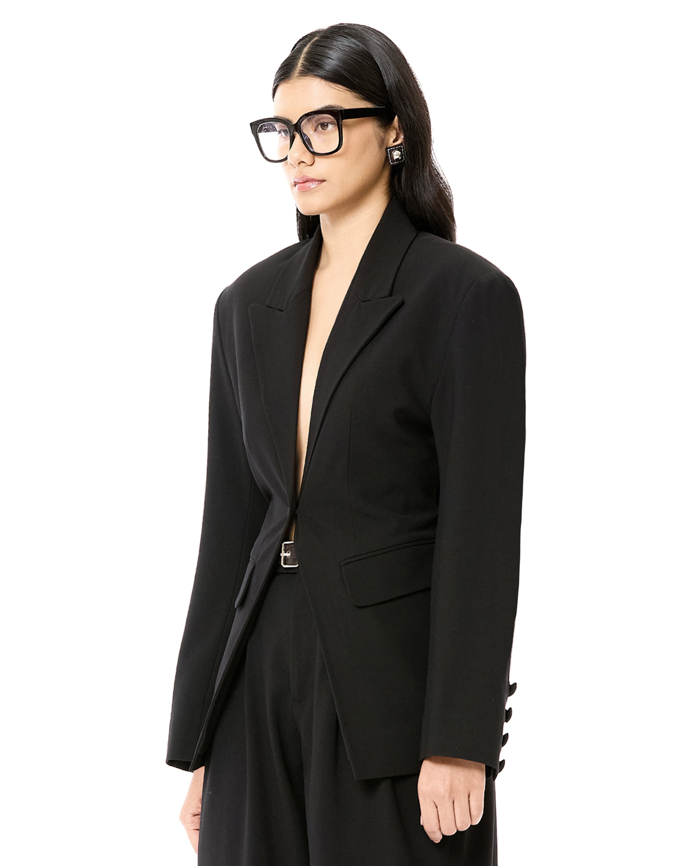 Cinched Suiting Blazer