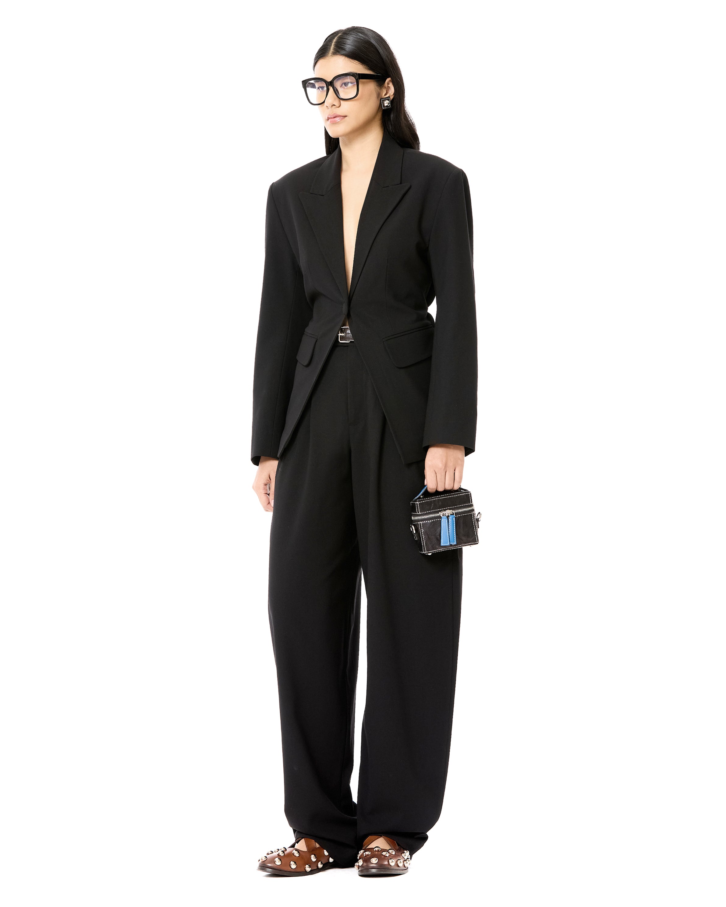 Cinched Suiting Blazer