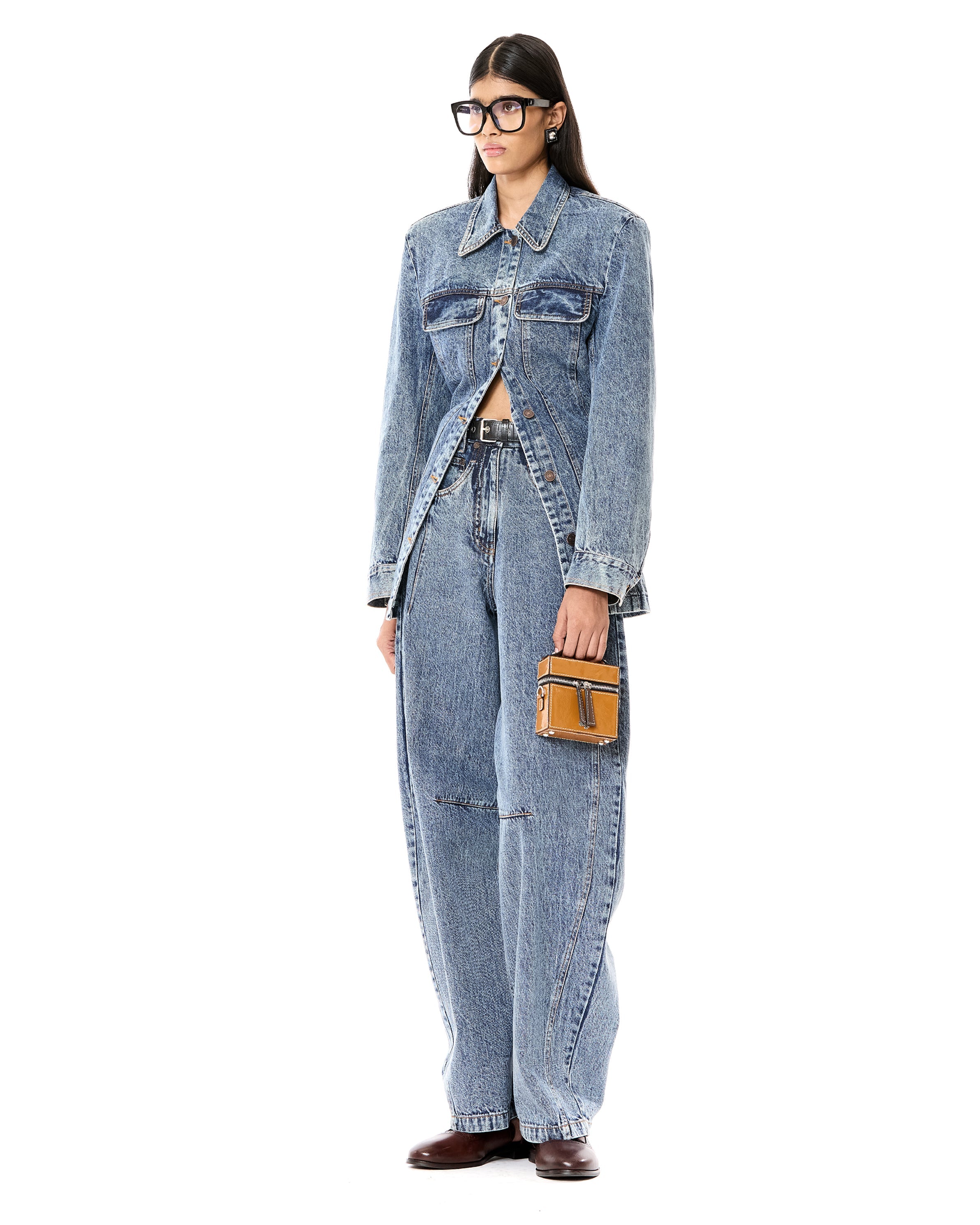 Cinched Tie-up Shacket