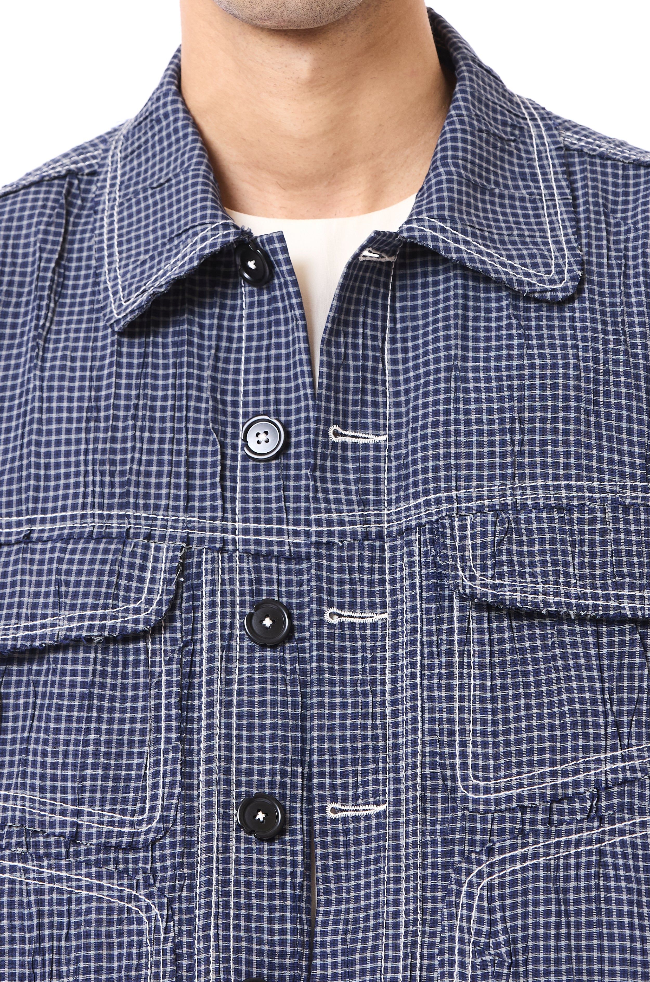 Bonded Raw Edge Jacket