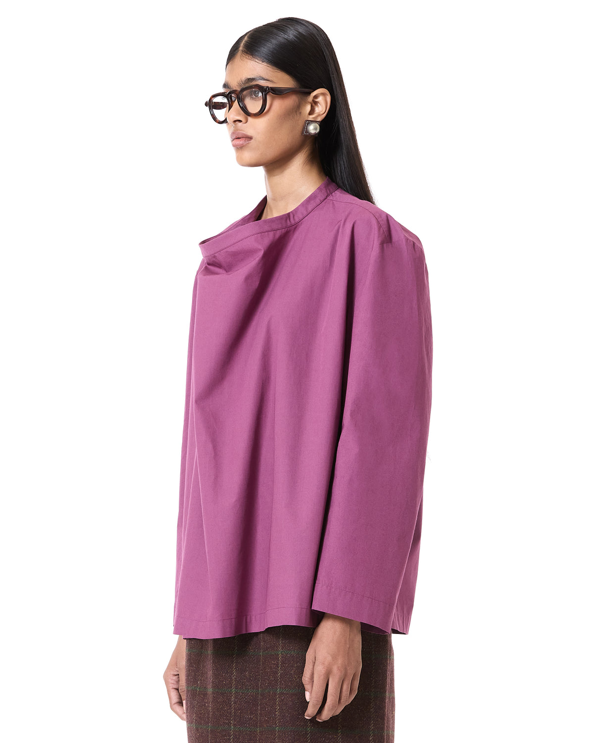 Mandarian Cowl Shirt
