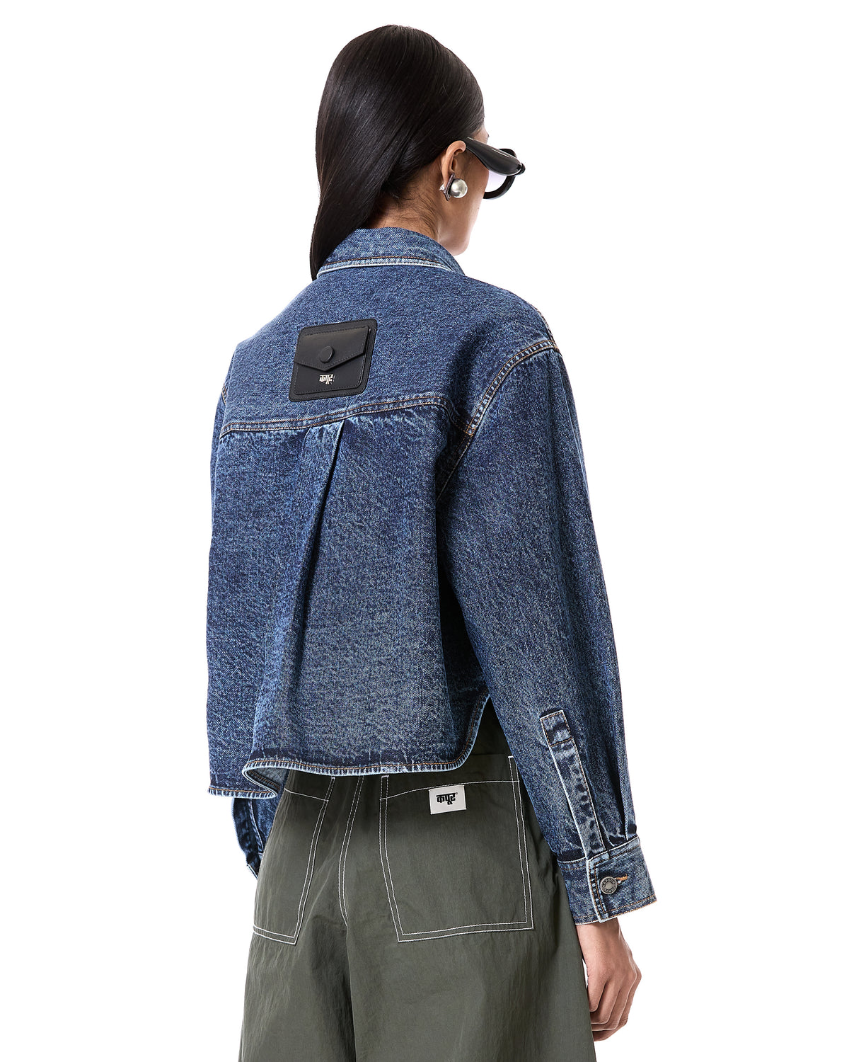 Pierced Cropped Shacket