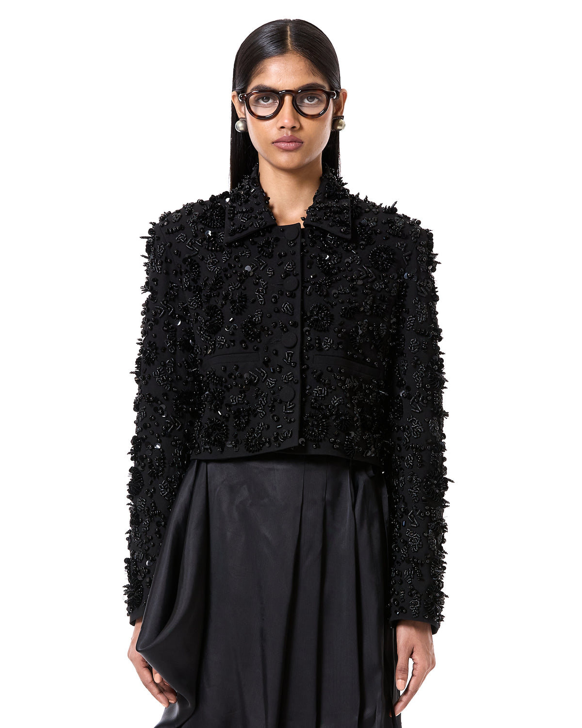 Handcrafted Cropped Jacket