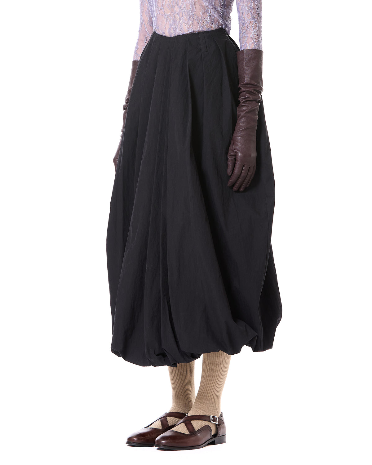 Balloon Midi Skirt