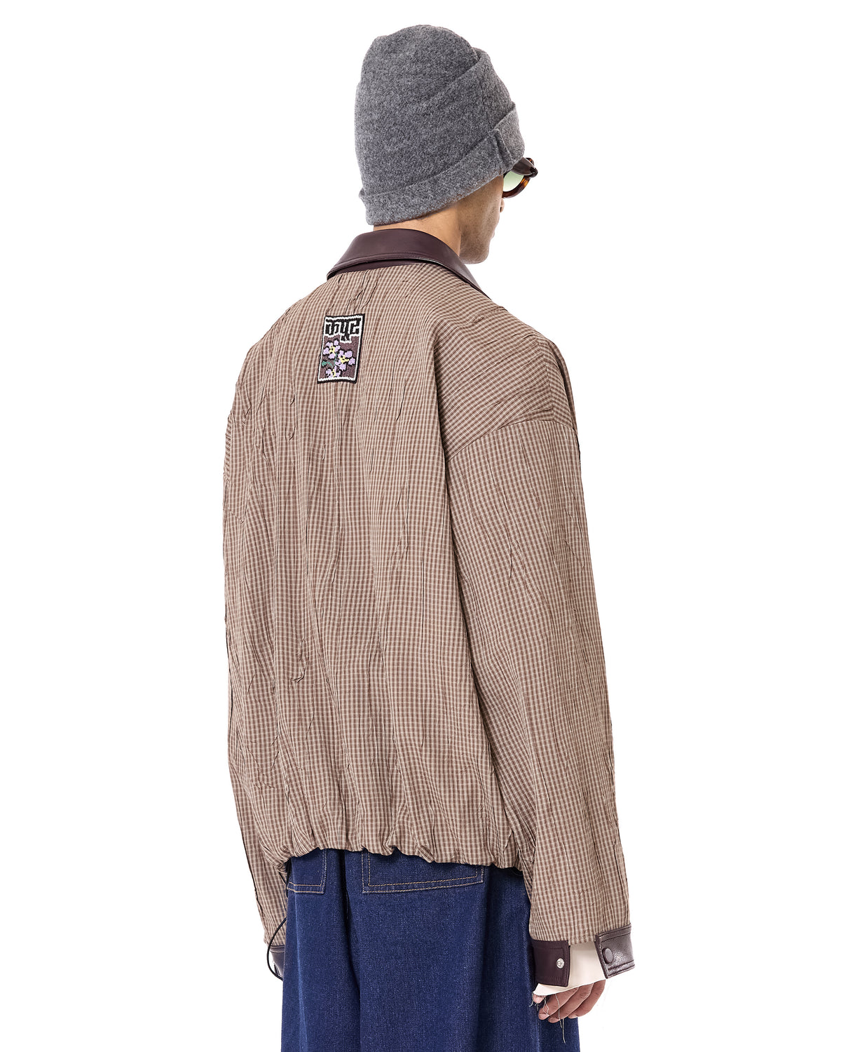 Pierced Bomber Jacket