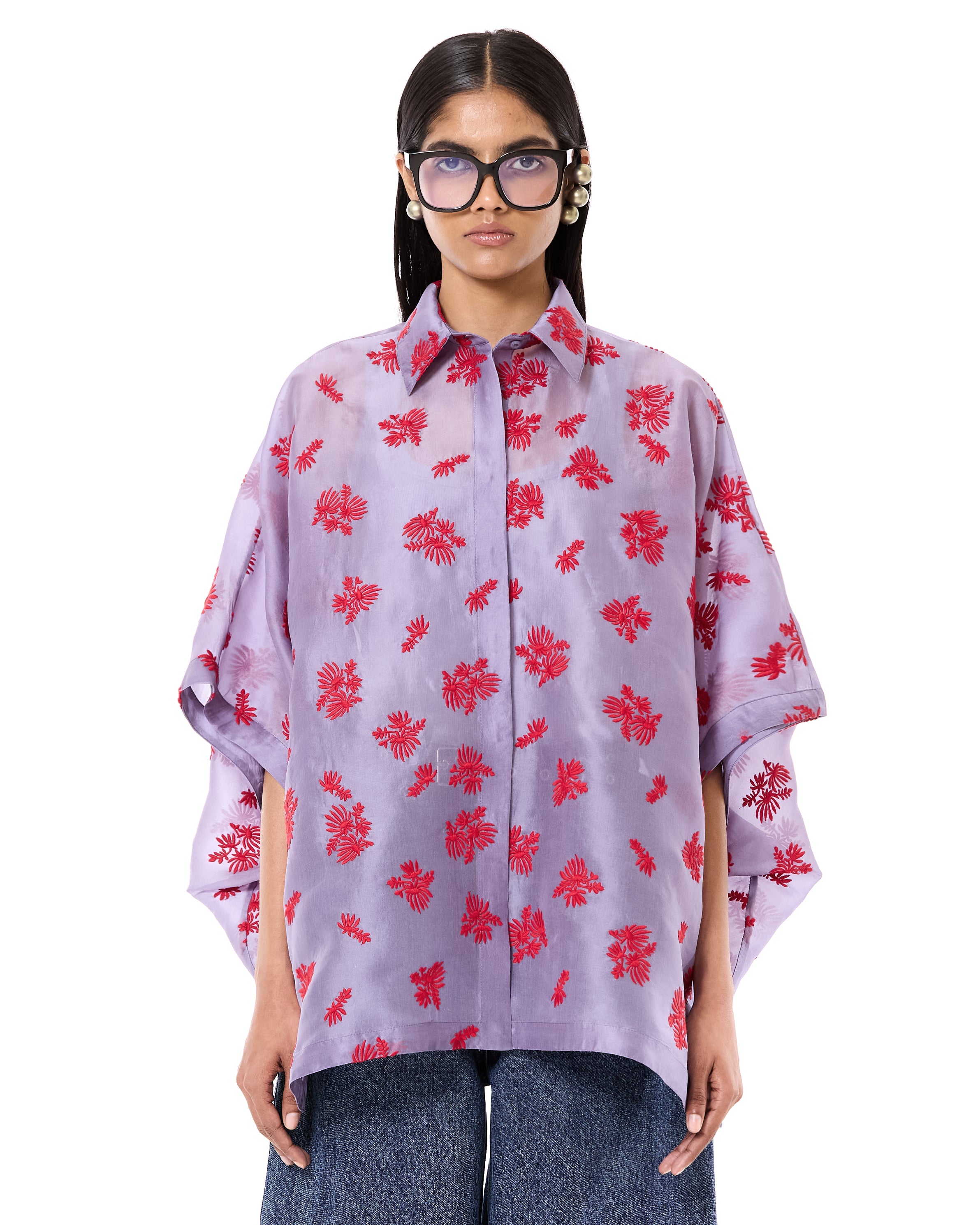 Embroidered Half Tent Shirt