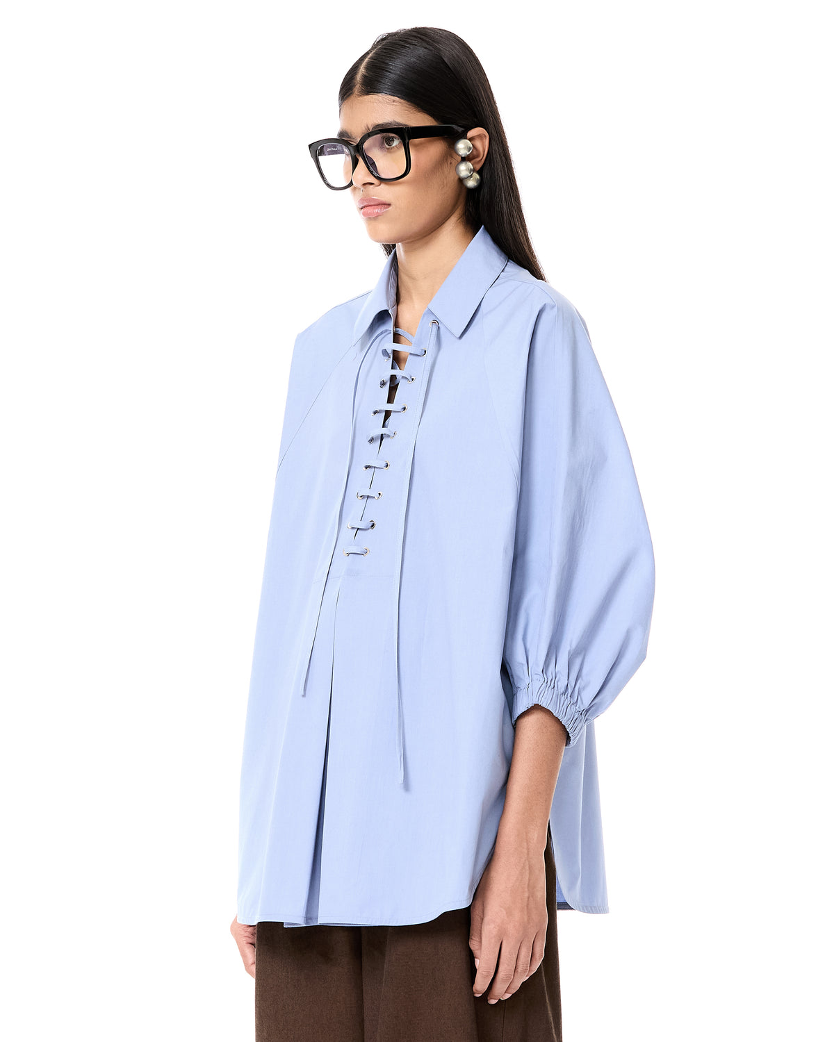 Laced Polo batwing Shirt