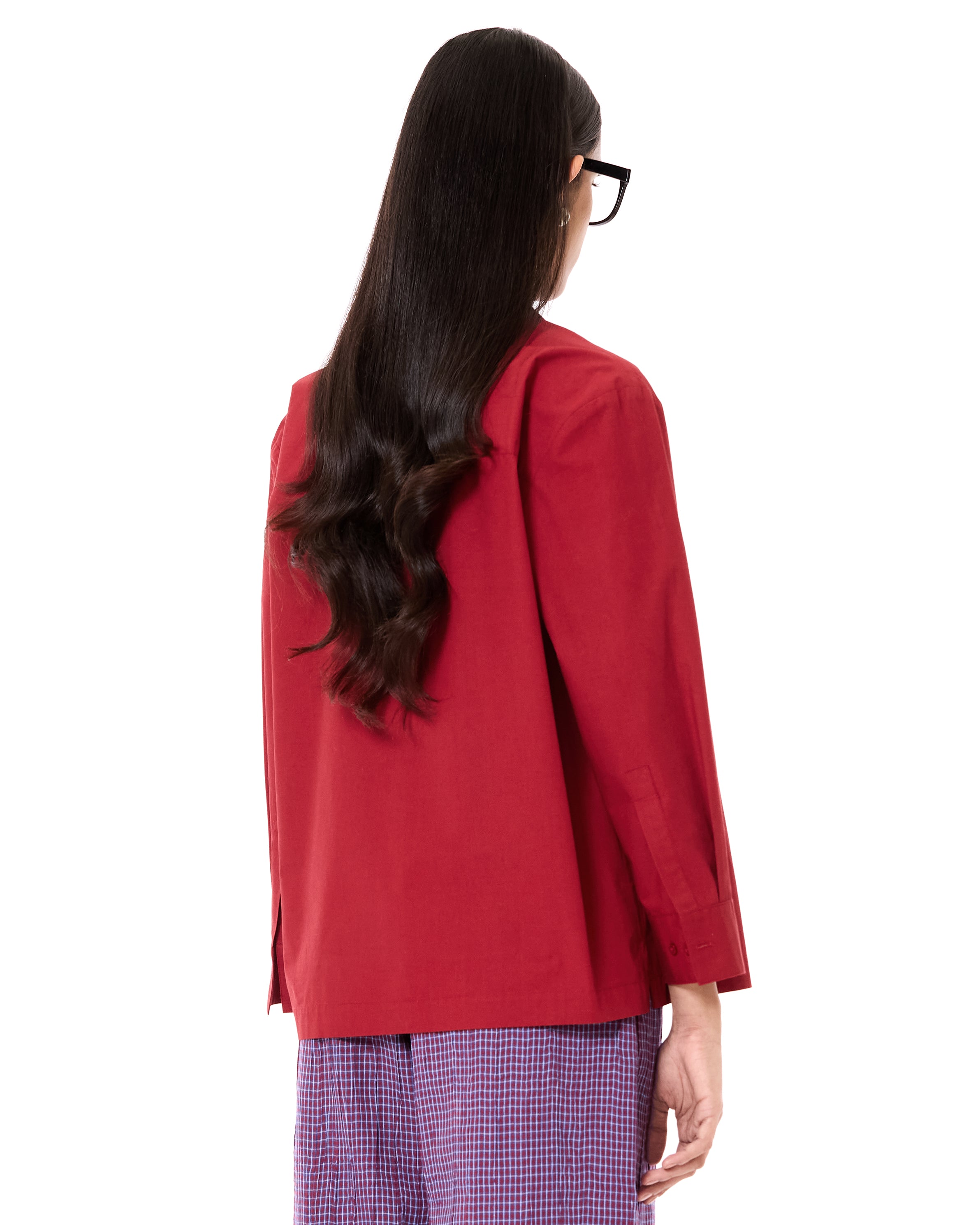 Cowl Neck Polo Shirt