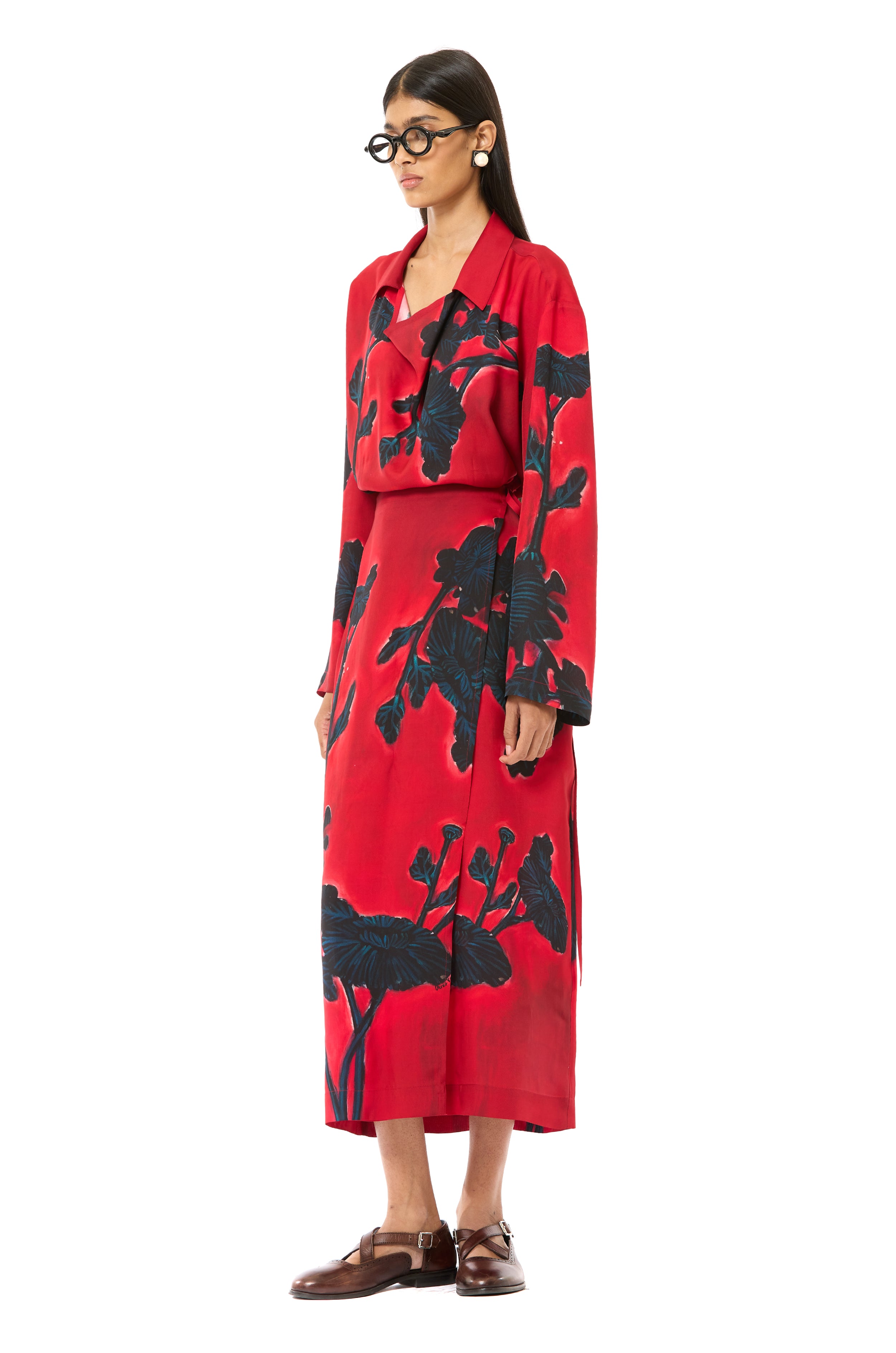 Engineered Draped Co-ord Set