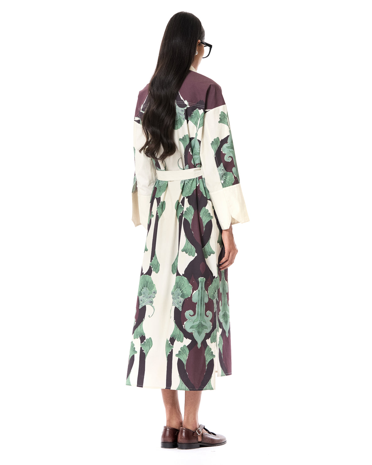 Deco Print Shirt Dress