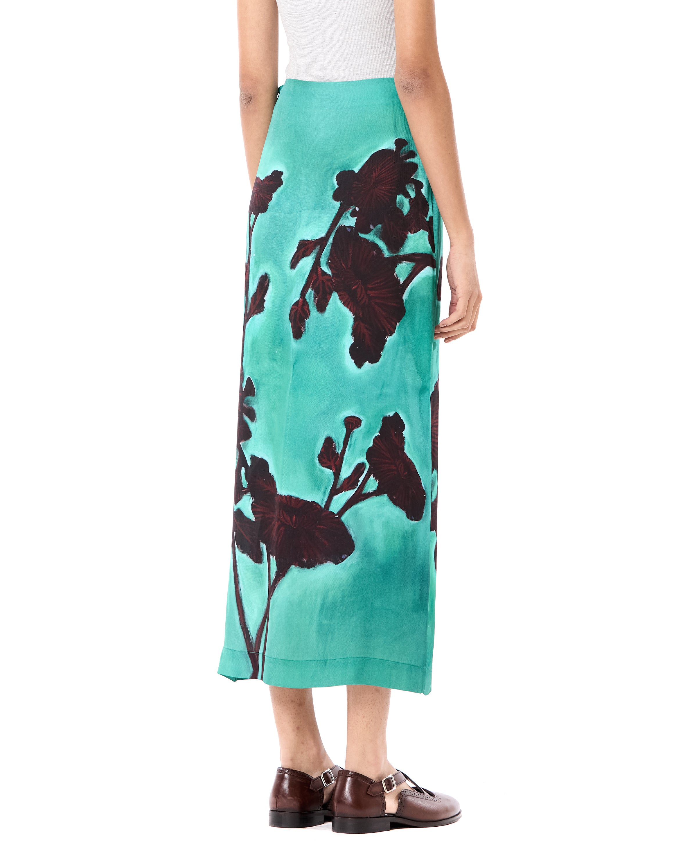 Engineered Wrap Skirt