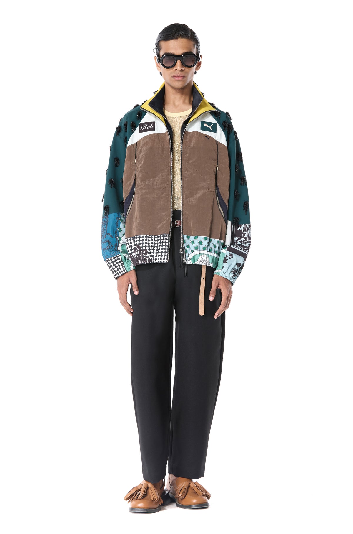 Dual Front Bomber Jacket PUMA X RCB X DK