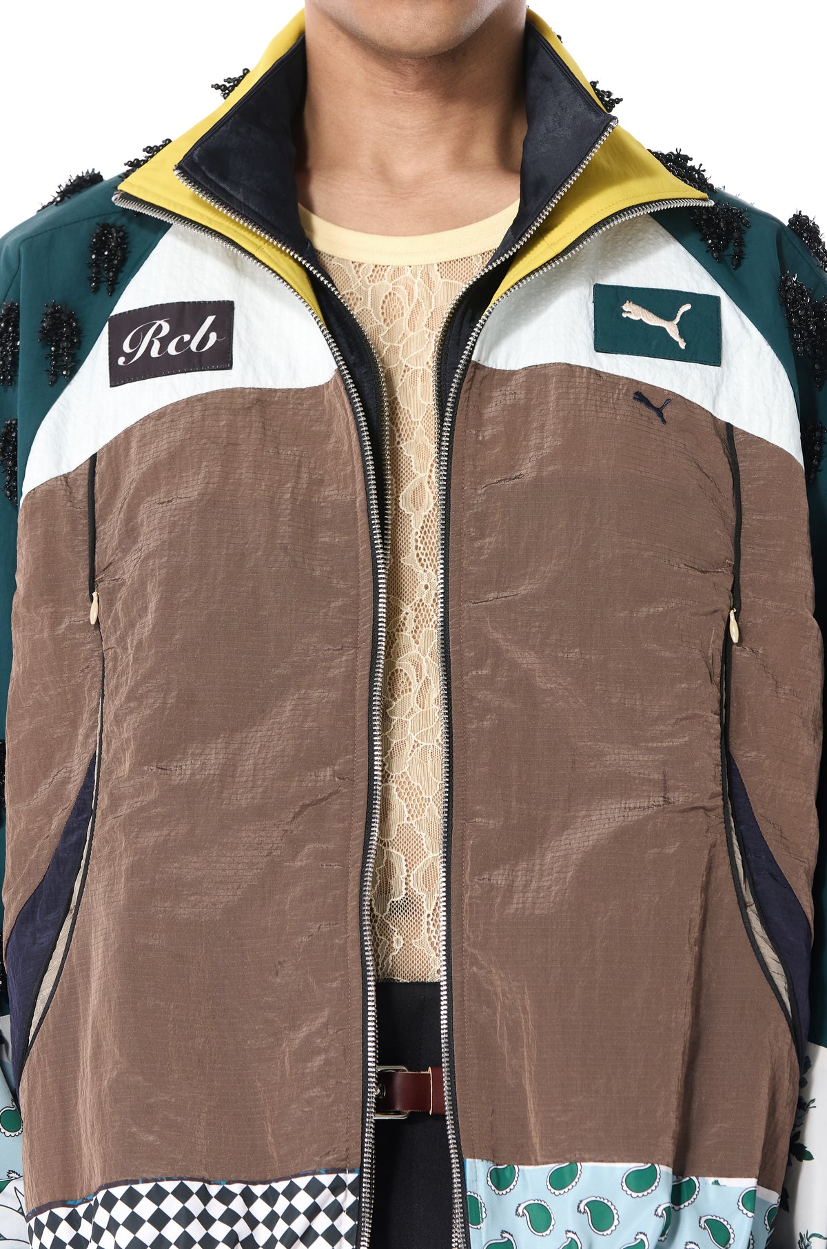 Dual Front Bomber Jacket PUMA X RCB X DK