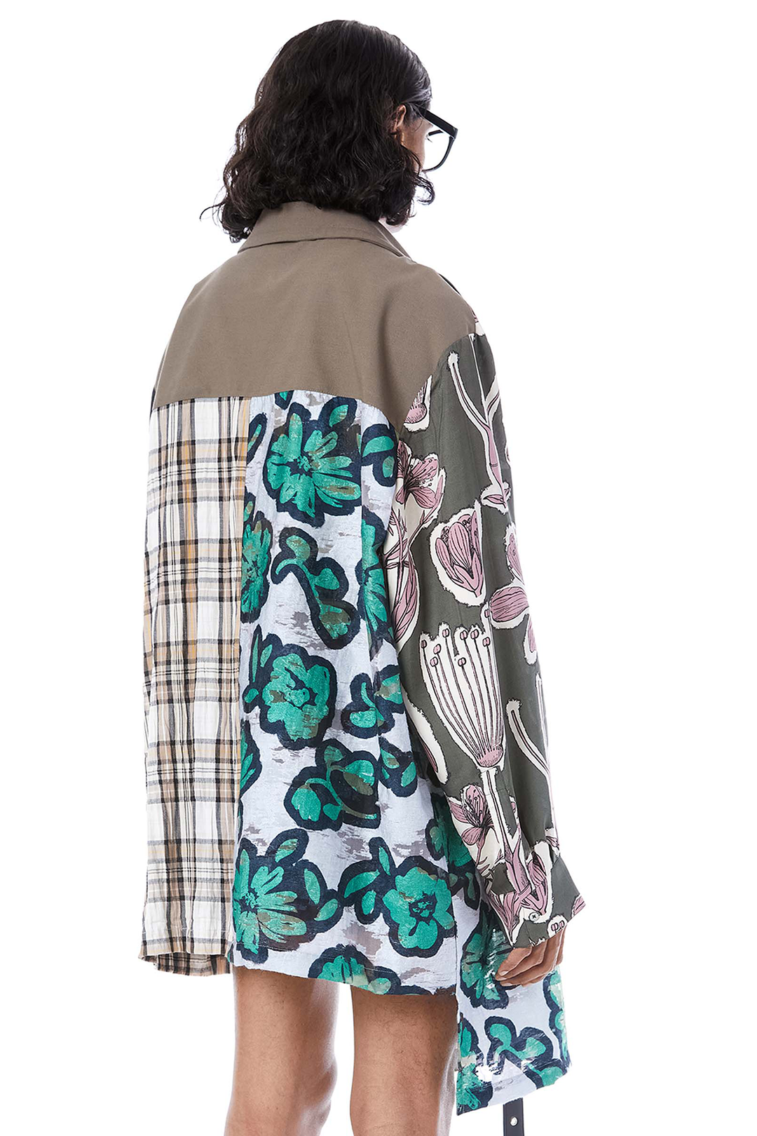 MIX MEDIA OVERSIZED SHIRT – Dhruv Kapoor