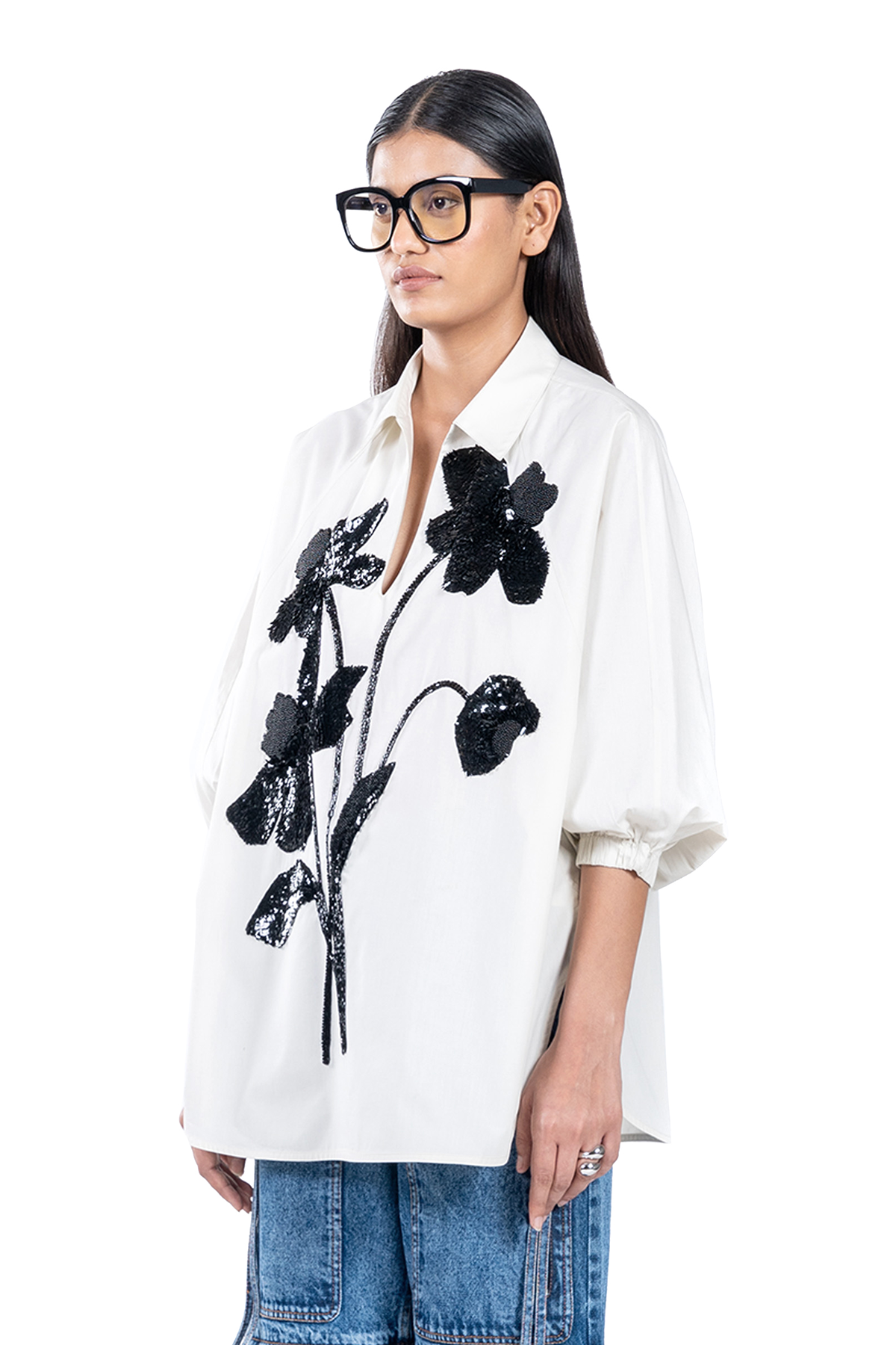 OVERSIZED BOUQUET SHIRT