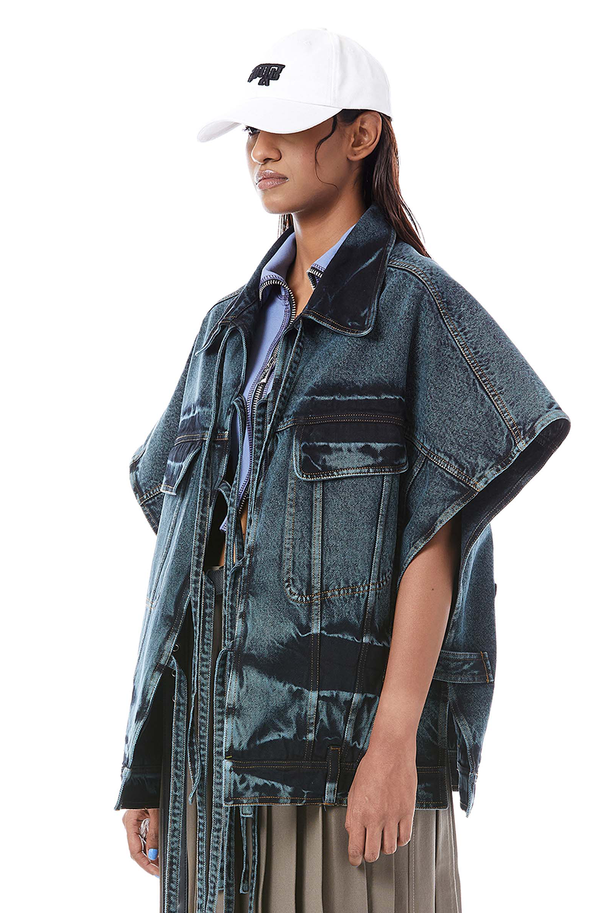 TIE-UP KAFTAN JACKET
