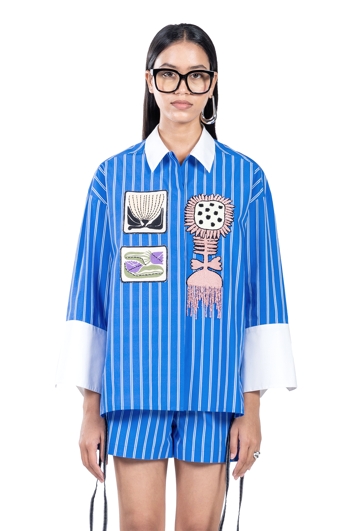 Handcrafted Striper Co-ord Set