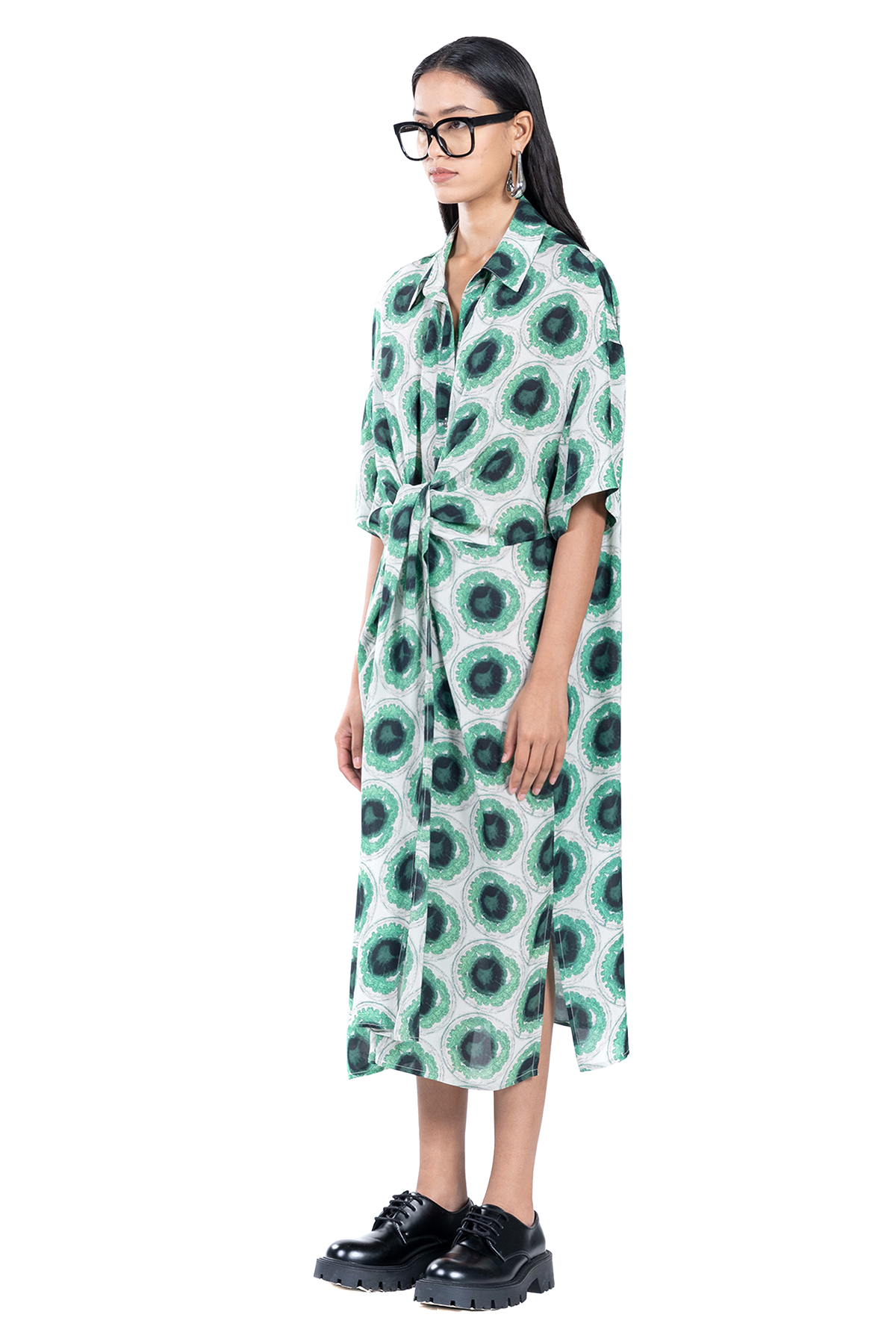 Oversized Knotted Dress