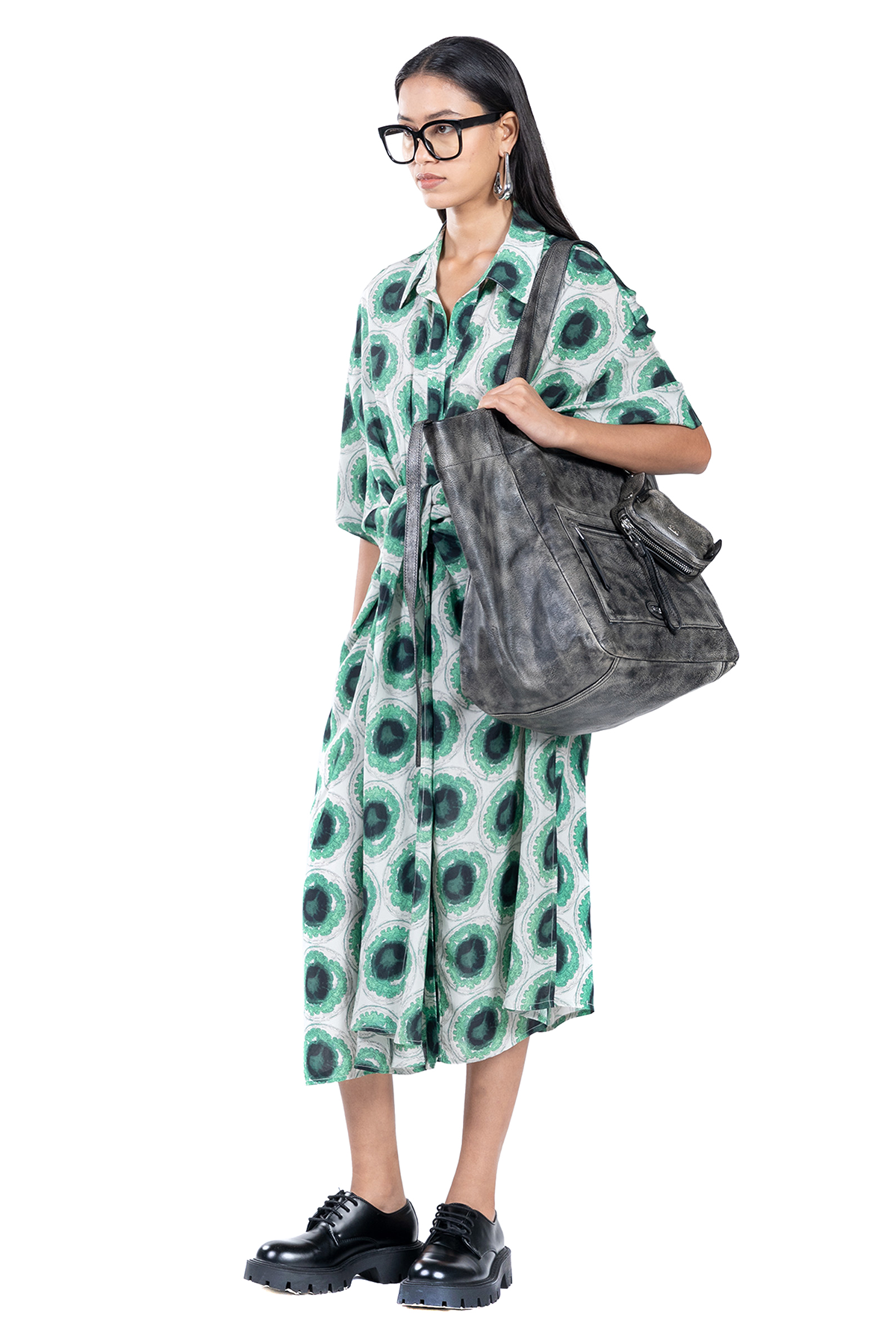 Oversized Knotted Dress