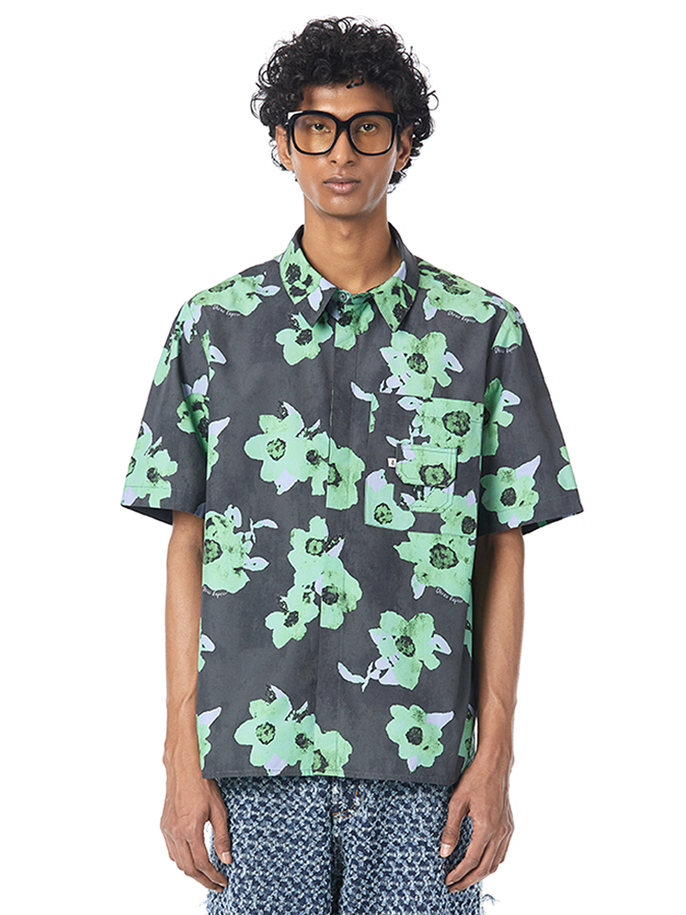 Floral Art Print Shirt