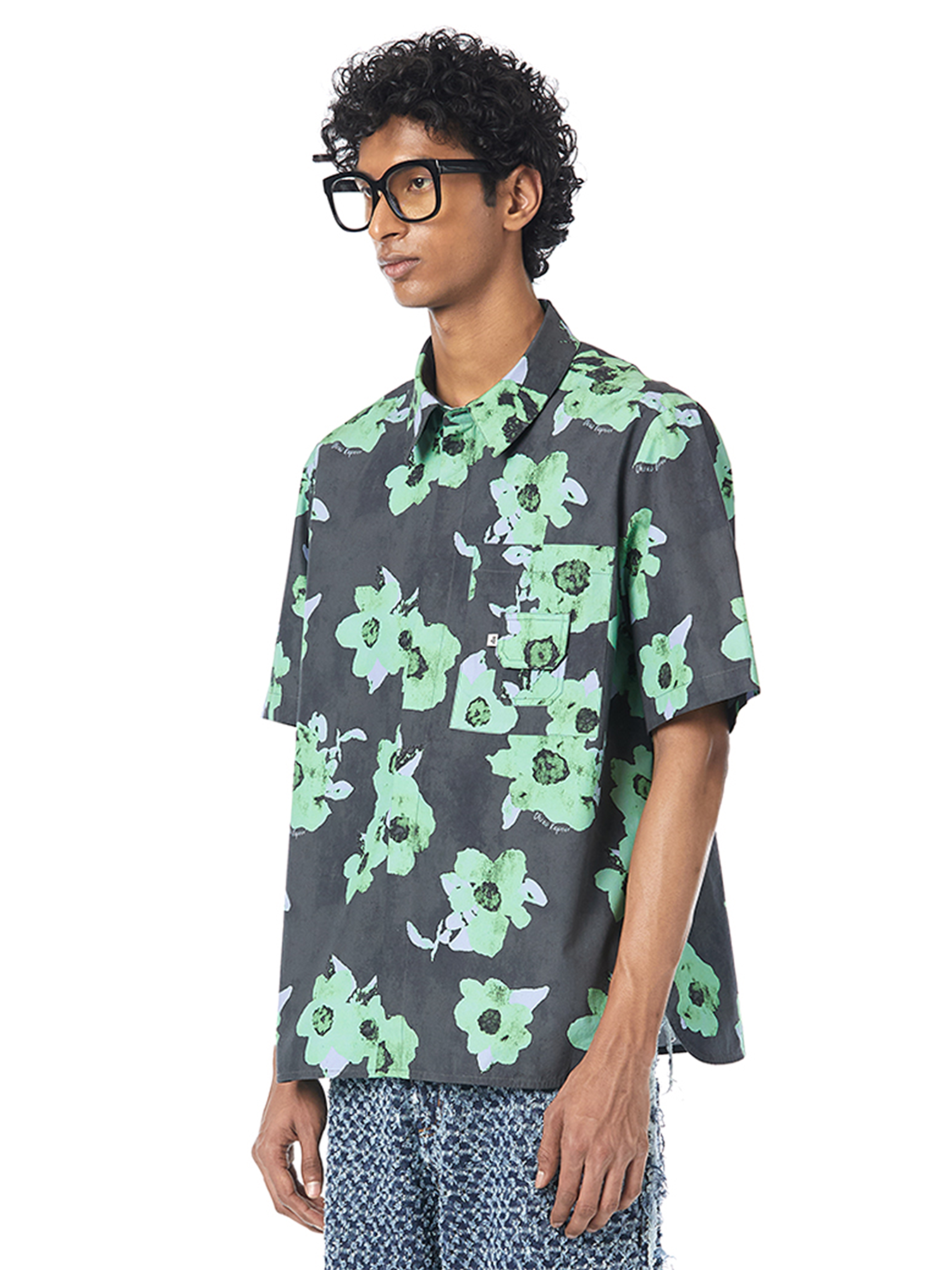 Floral Art Print Shirt