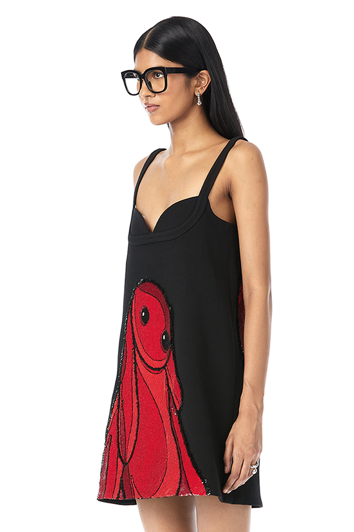 Handcrafted Bunny Mini Dress