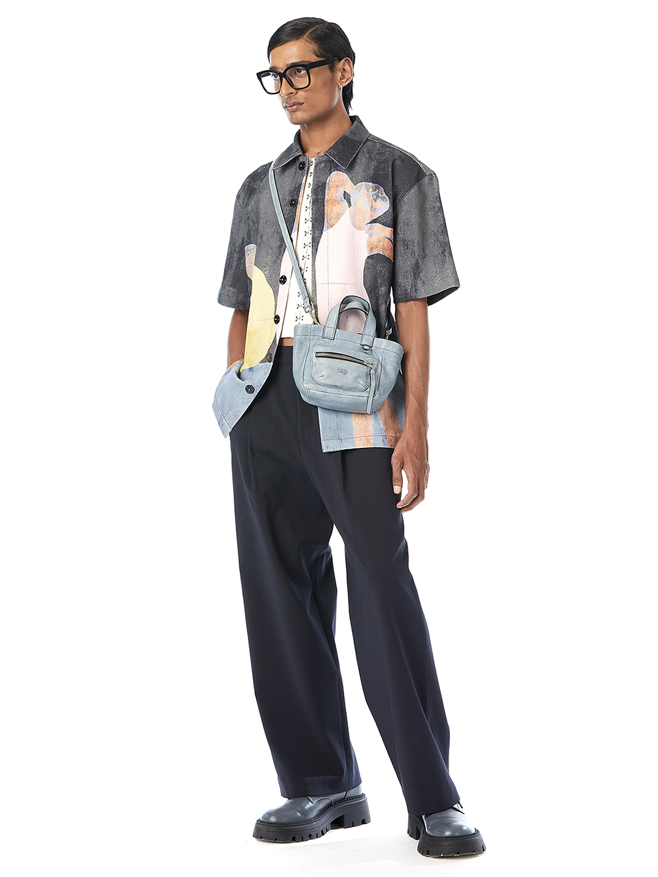 Fresco Engineered Kimono Shirt