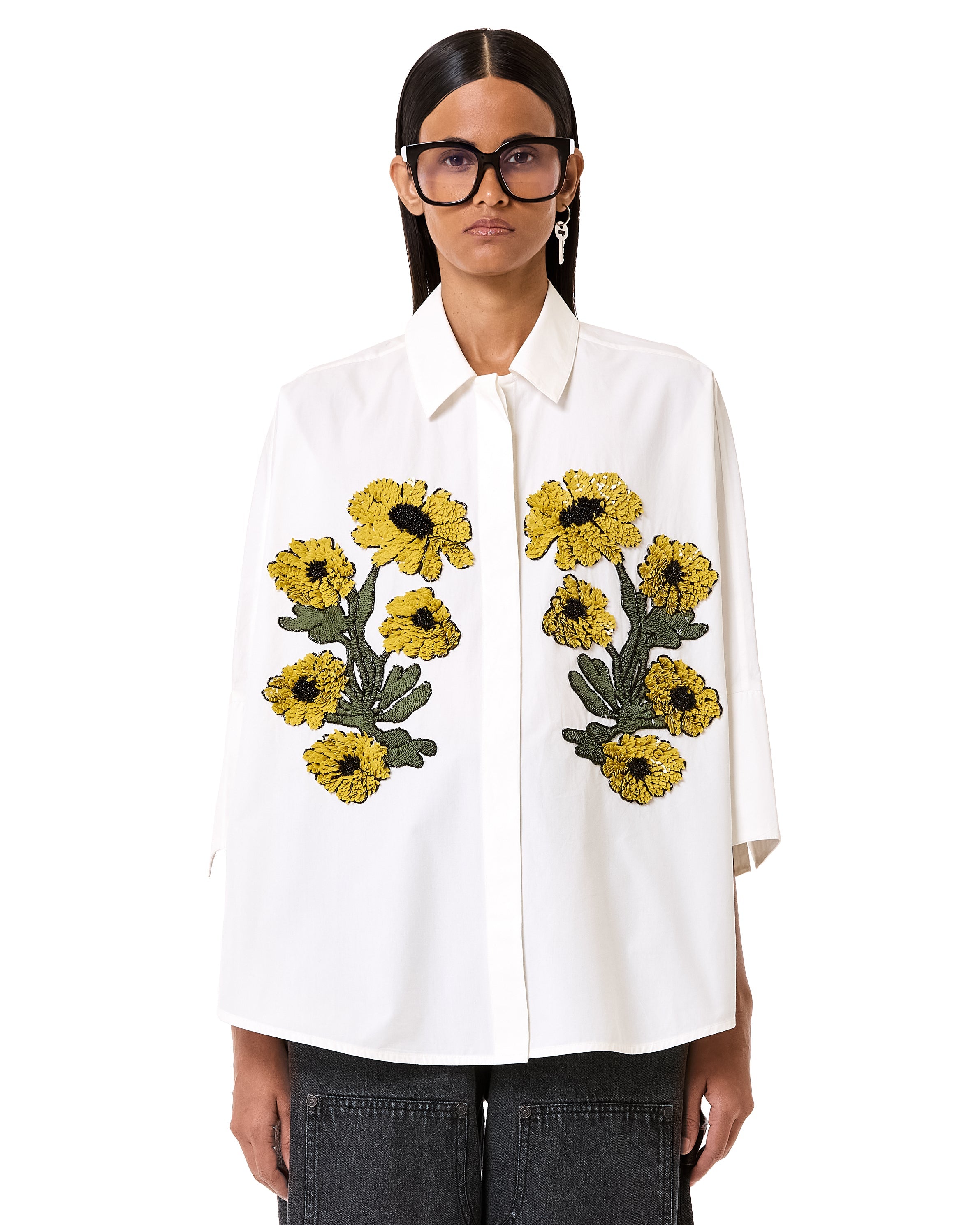Handcrafted Flora Kaftan Shirt