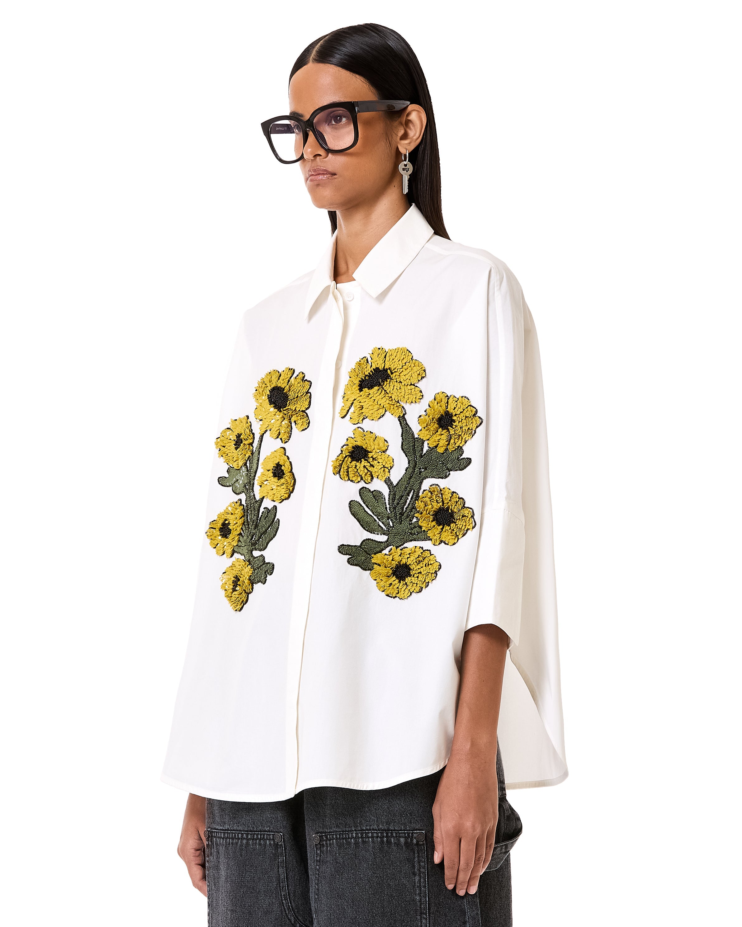 Handcrafted Flora Kaftan Shirt