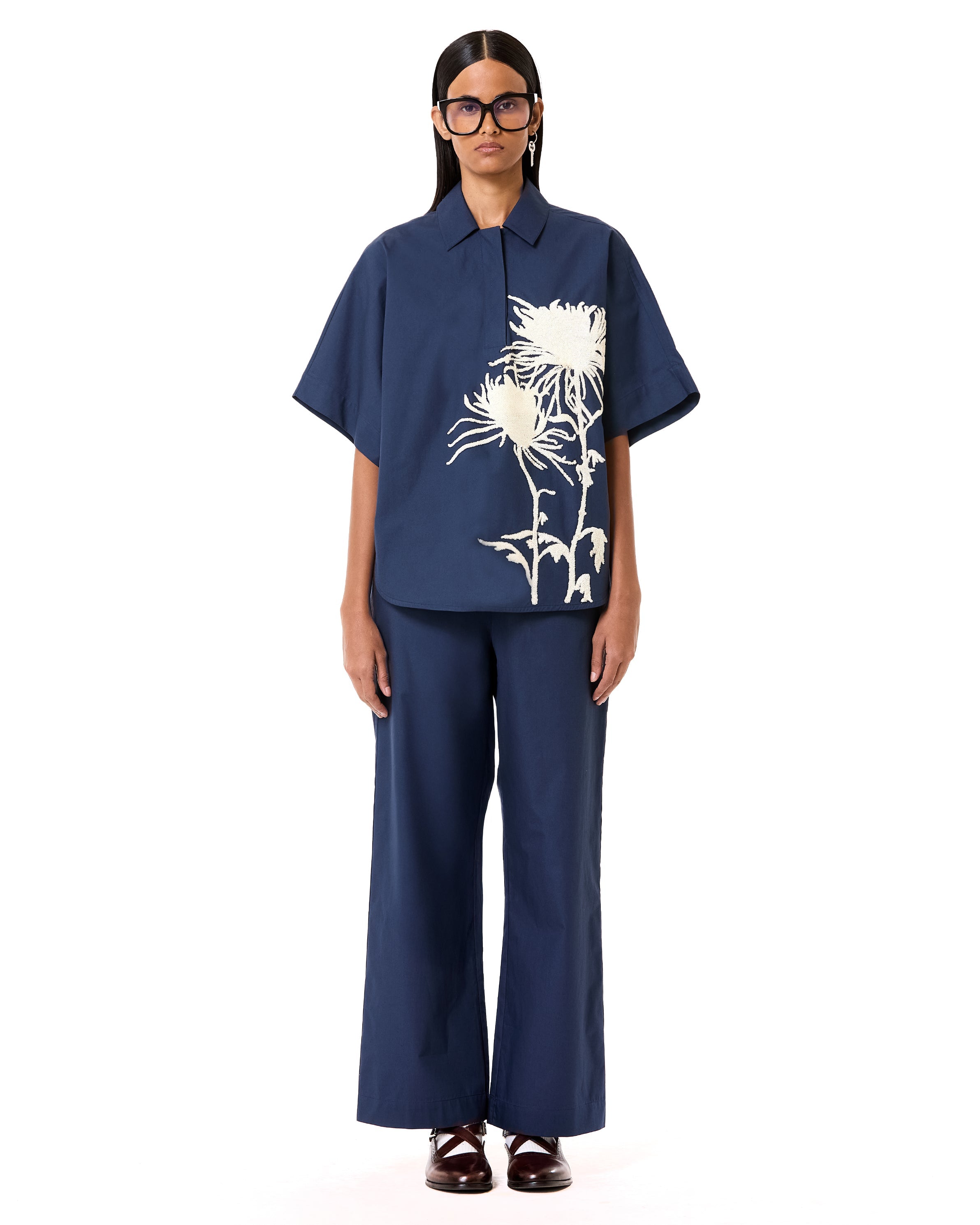 Half Polo Batwing Co-ord Set