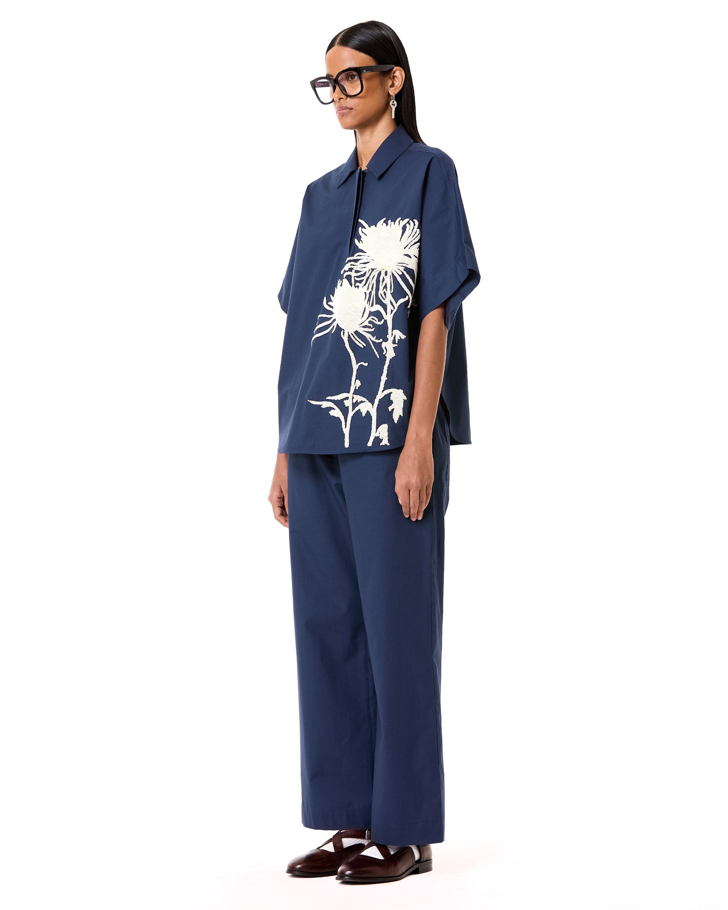 Half Polo Batwing Co-ord Set