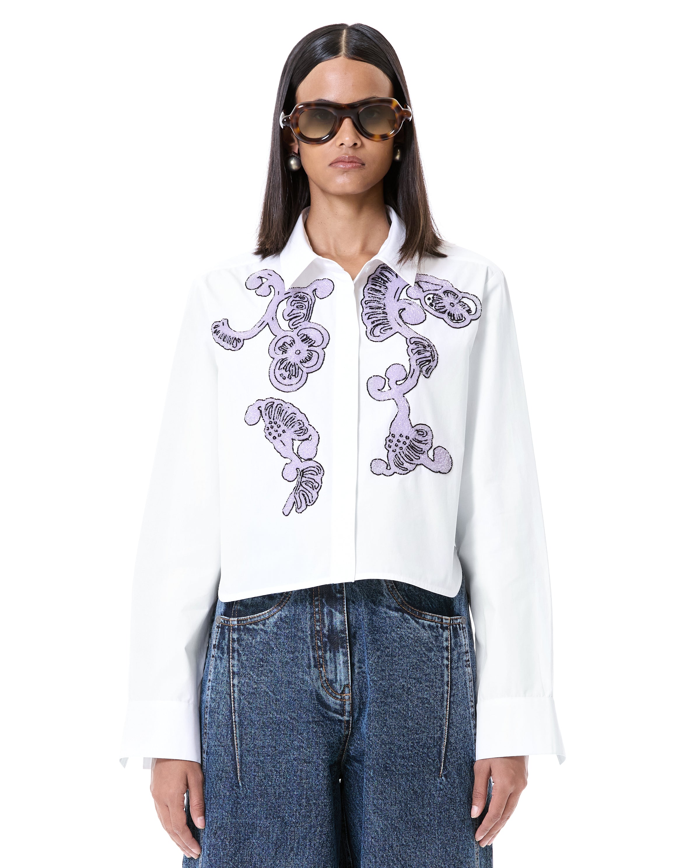 Handcrafted Cropped Shirt