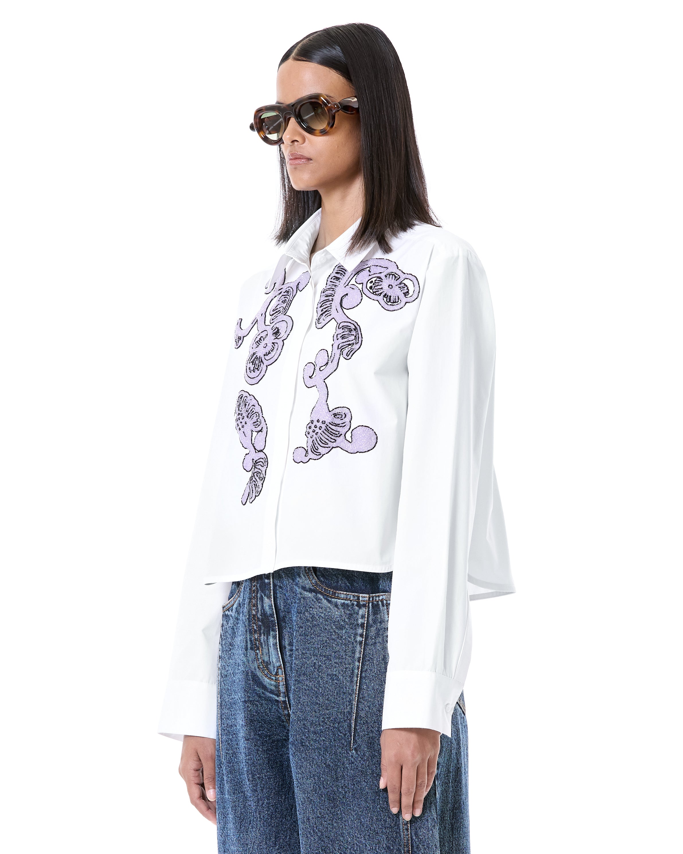 Handcrafted Cropped Shirt