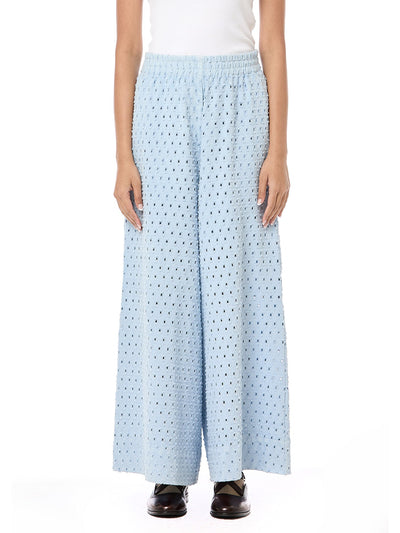 Punctured Flared Jeans