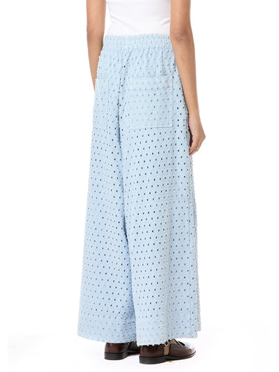 Punctured Flared Jeans