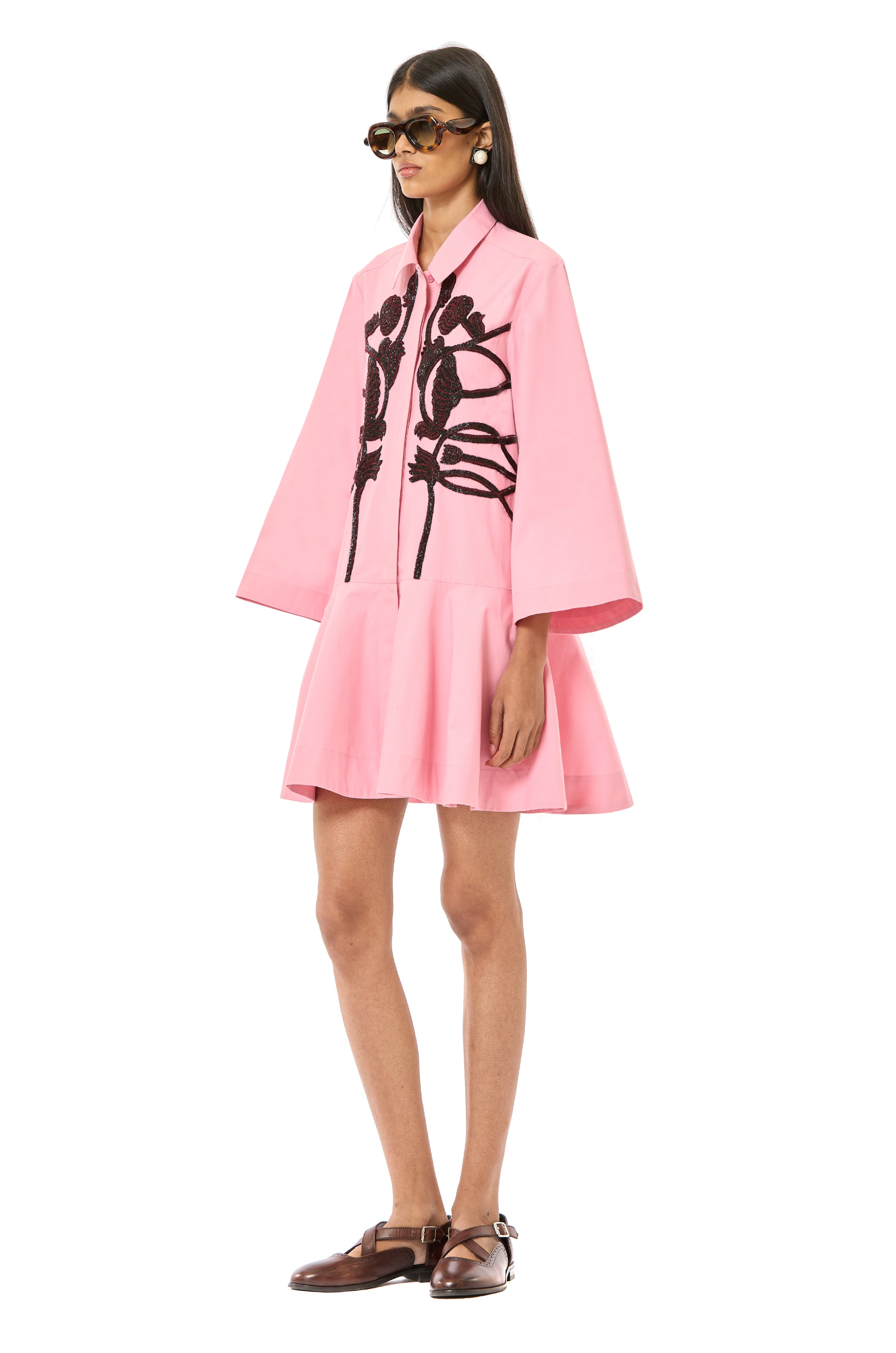 Handcrafted Flared Mini Dress