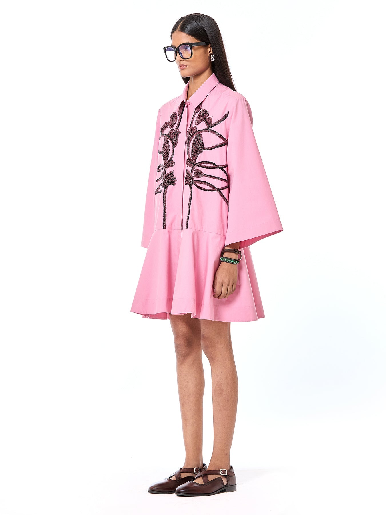 Handcrafted flared Dress