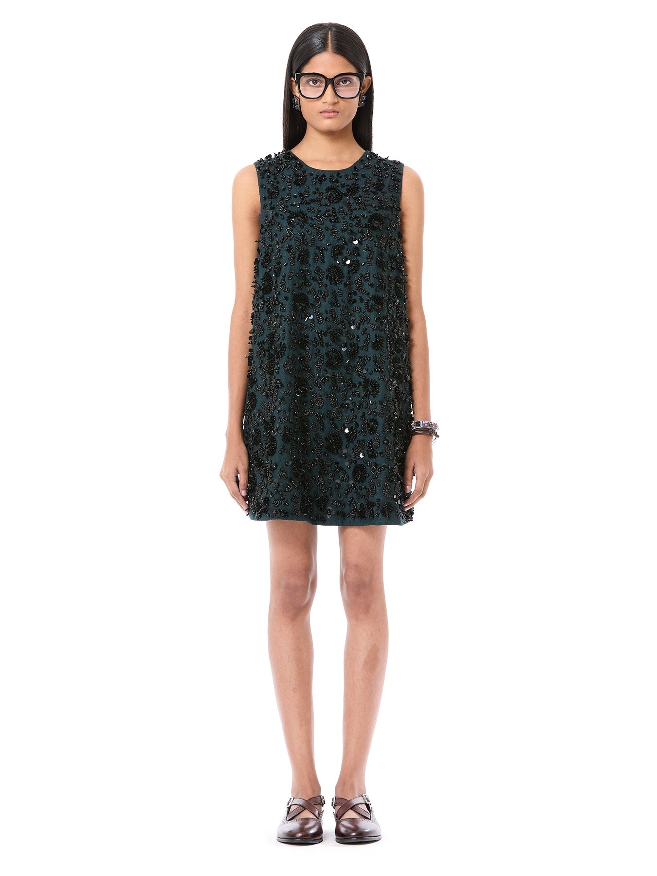 Hand Embroidered Tank Dress