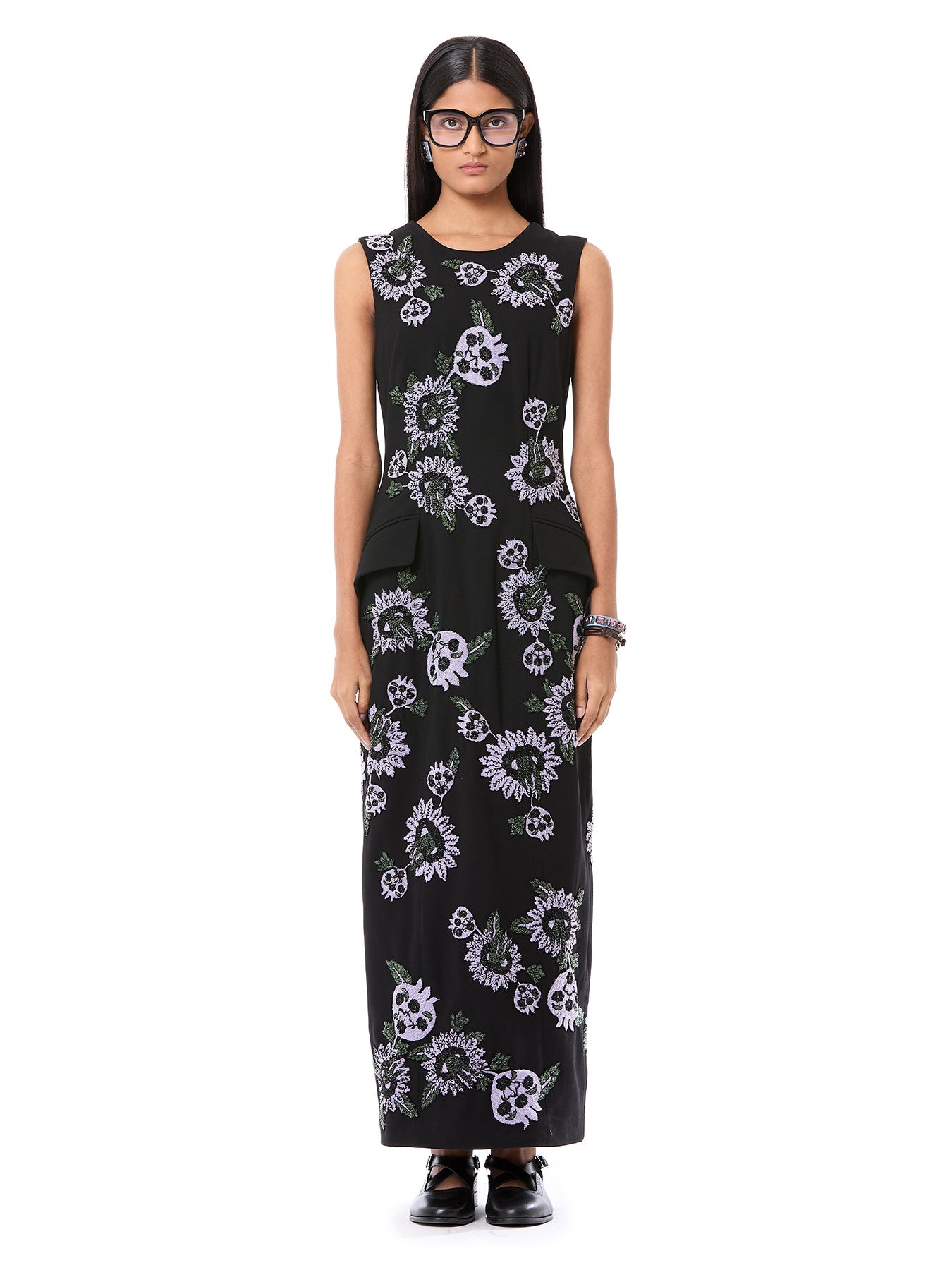 Hand Embroidered Maxi Dress