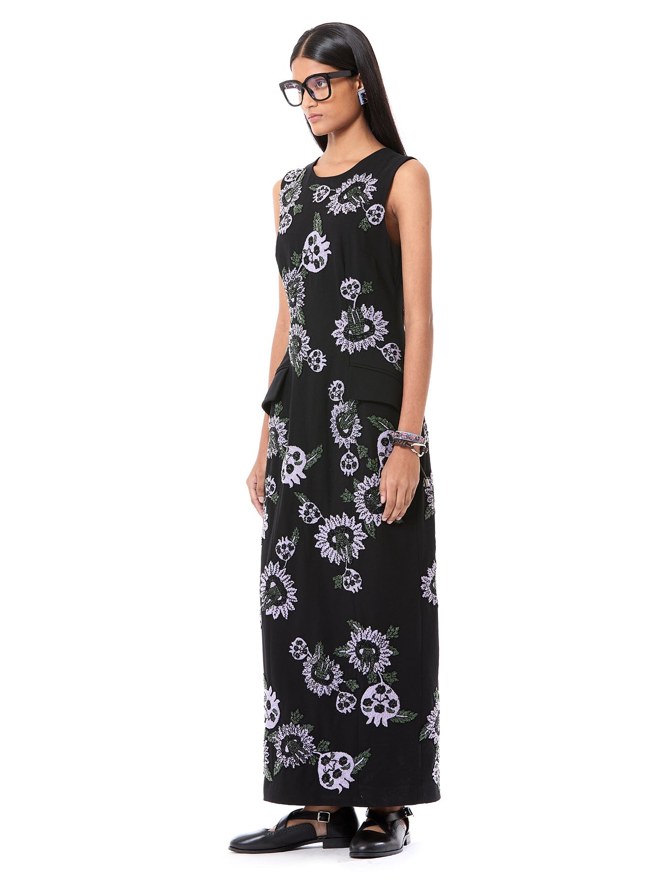 Hand Embroidered Maxi Dress