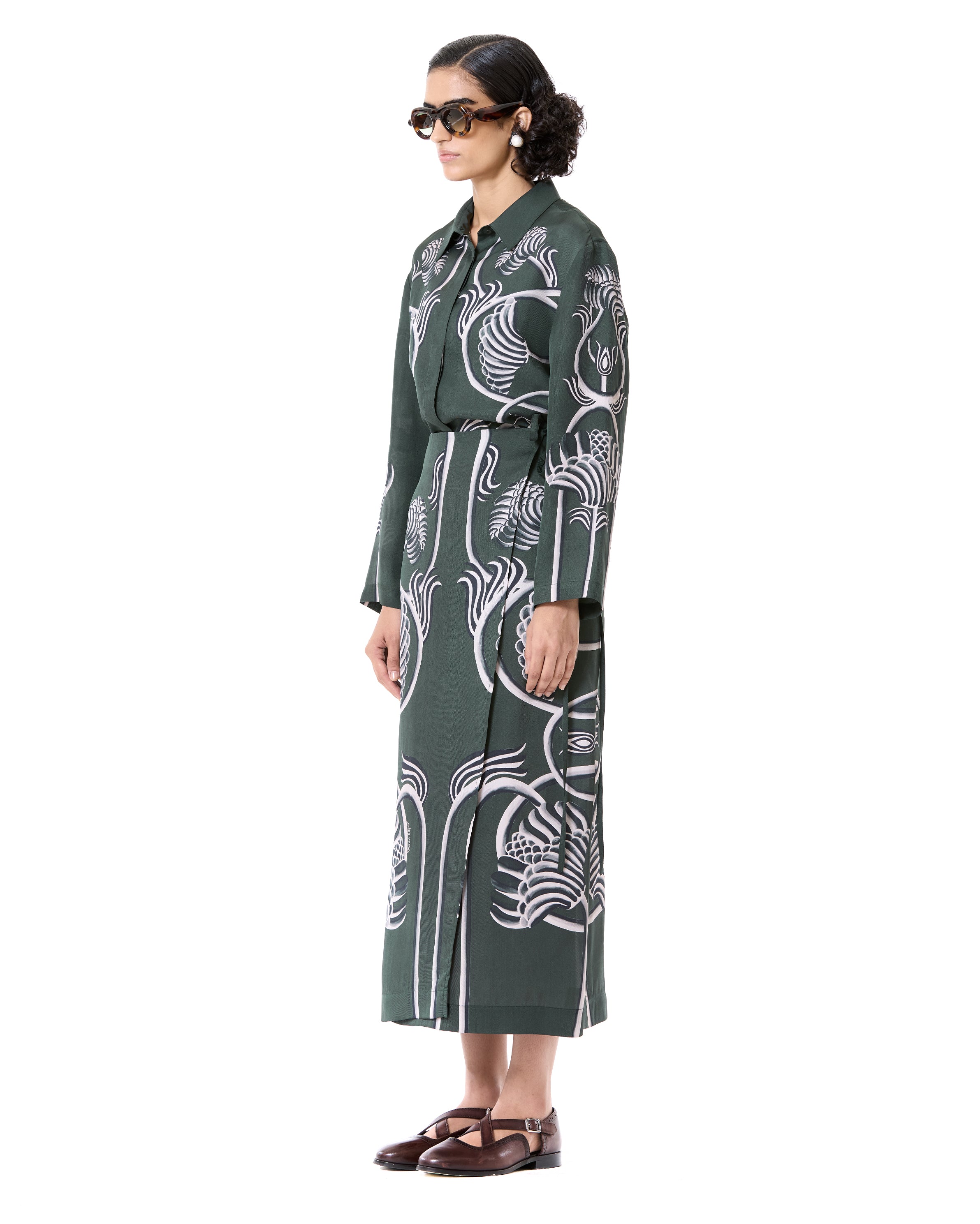 Engineered Draped Co-ord Set