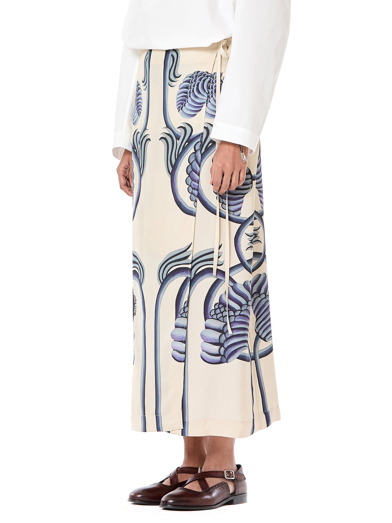 Engineered Wrap Skirt
