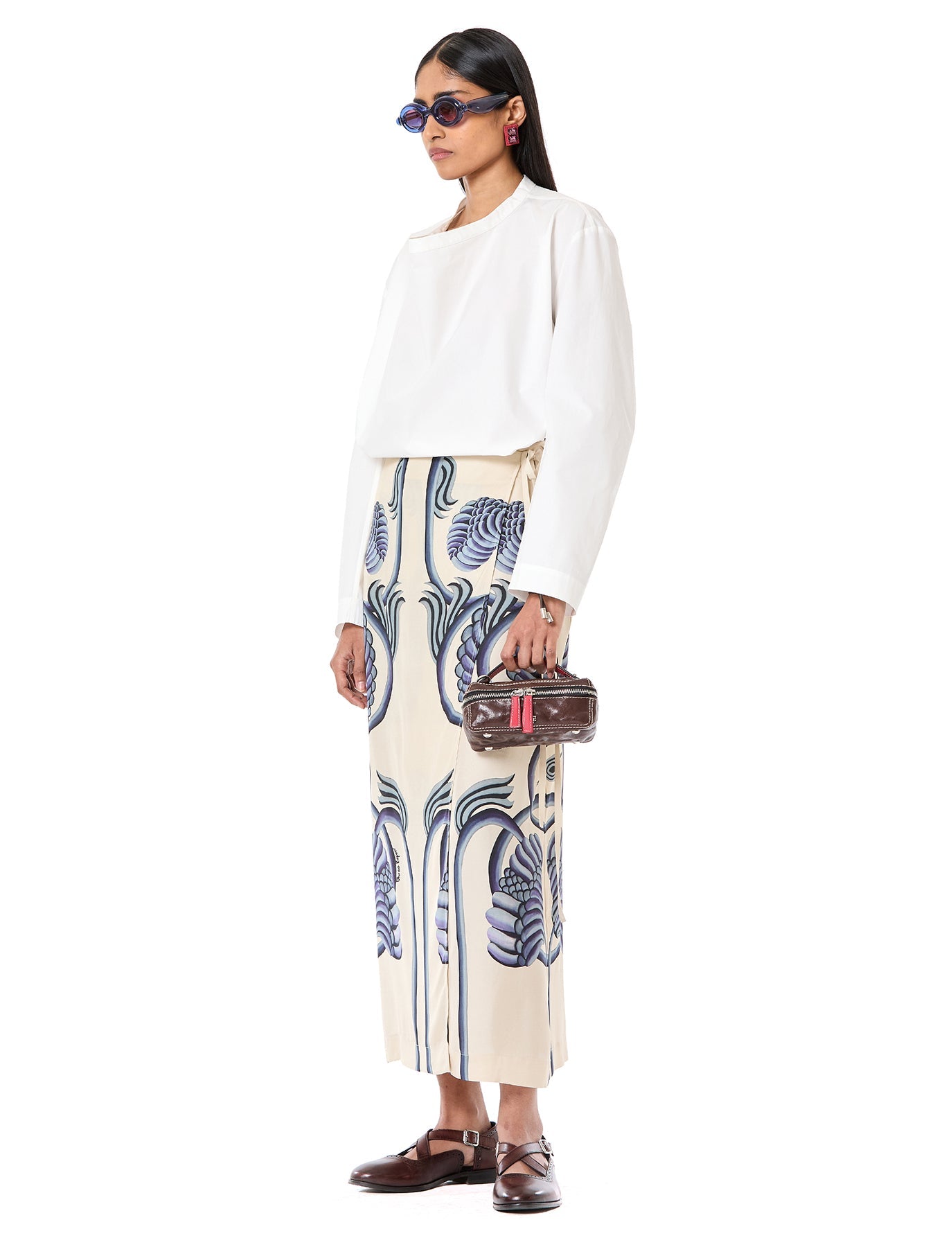 Engineered Wrap Skirt