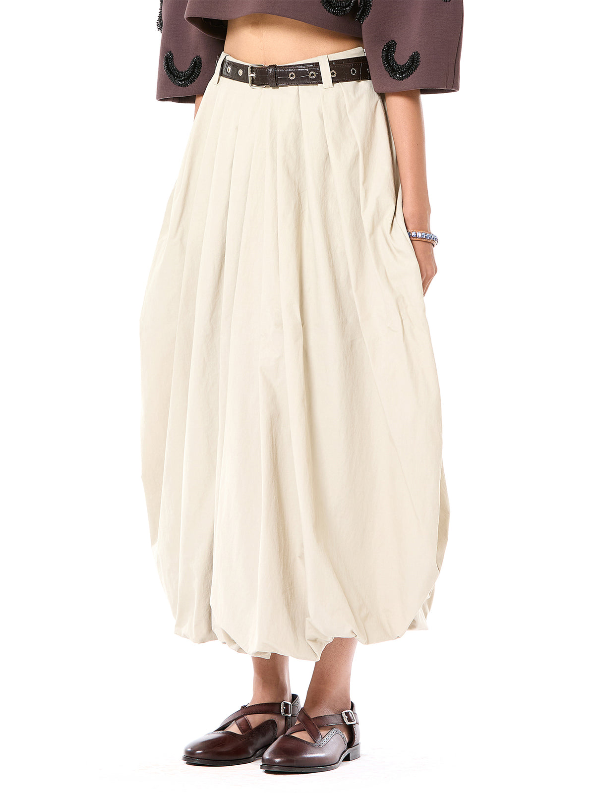 Look 15 - Draped Balloon Skirt