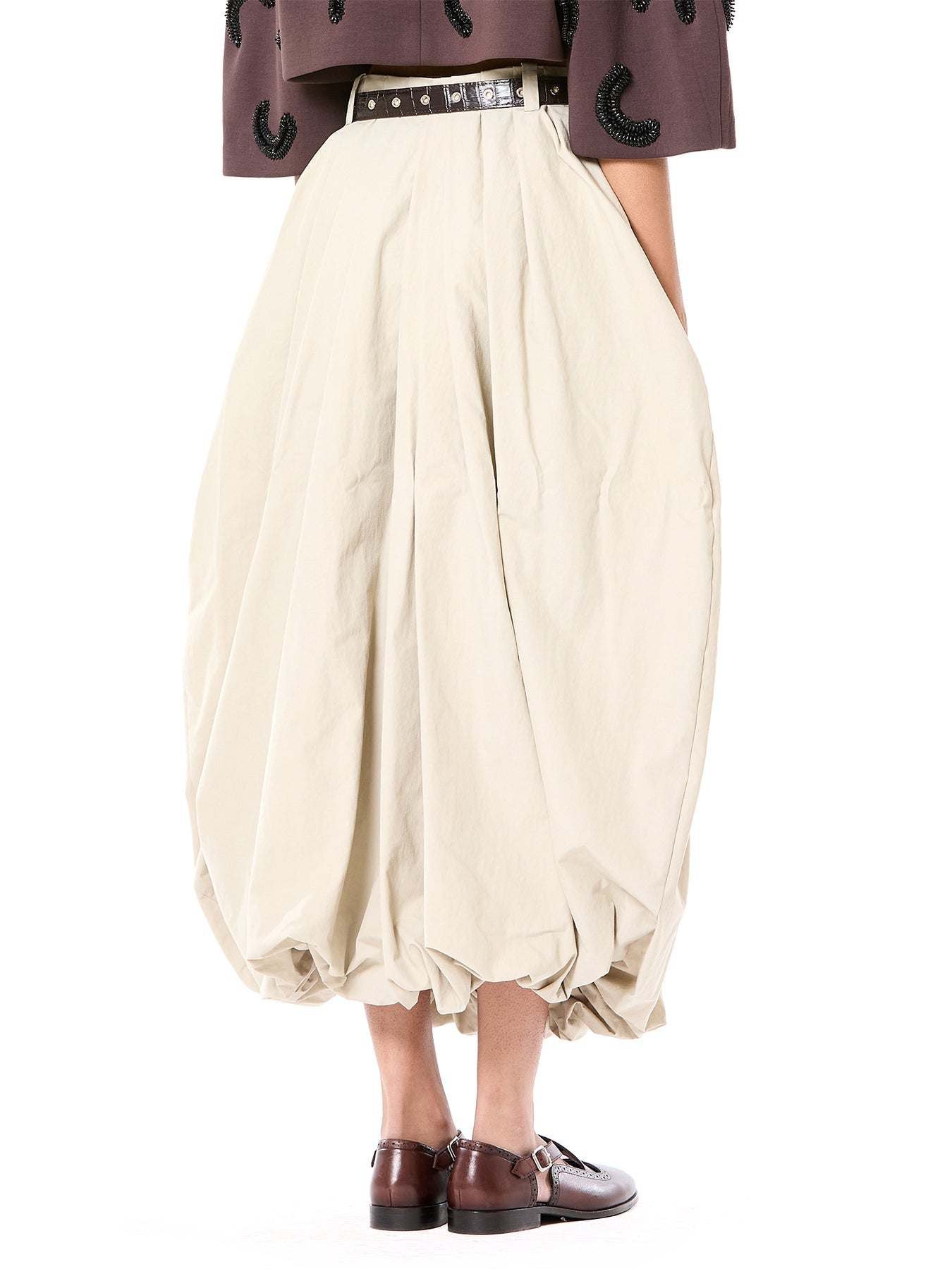 Draped Balloon Skirt
