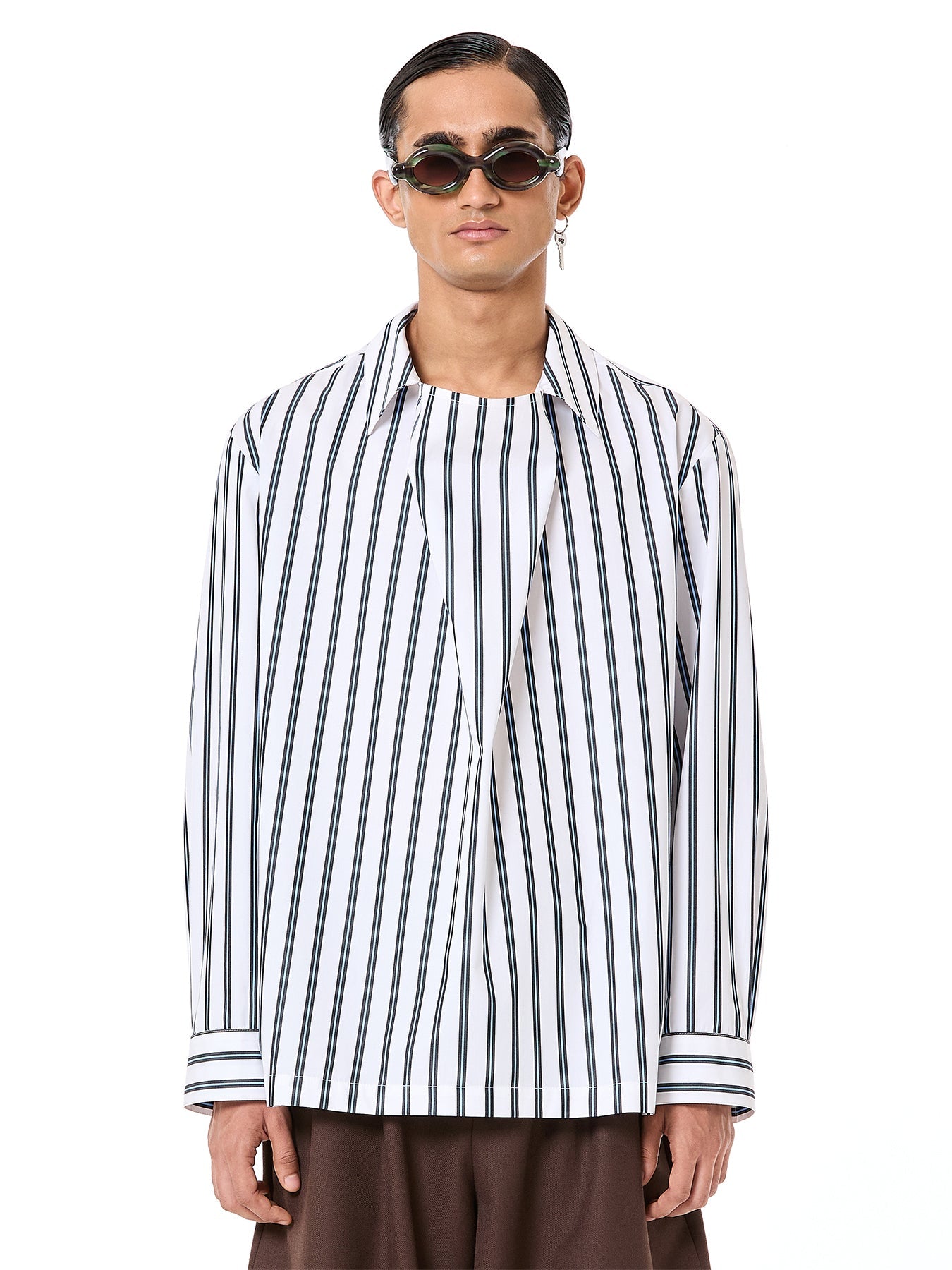 Draped Polo Shirt